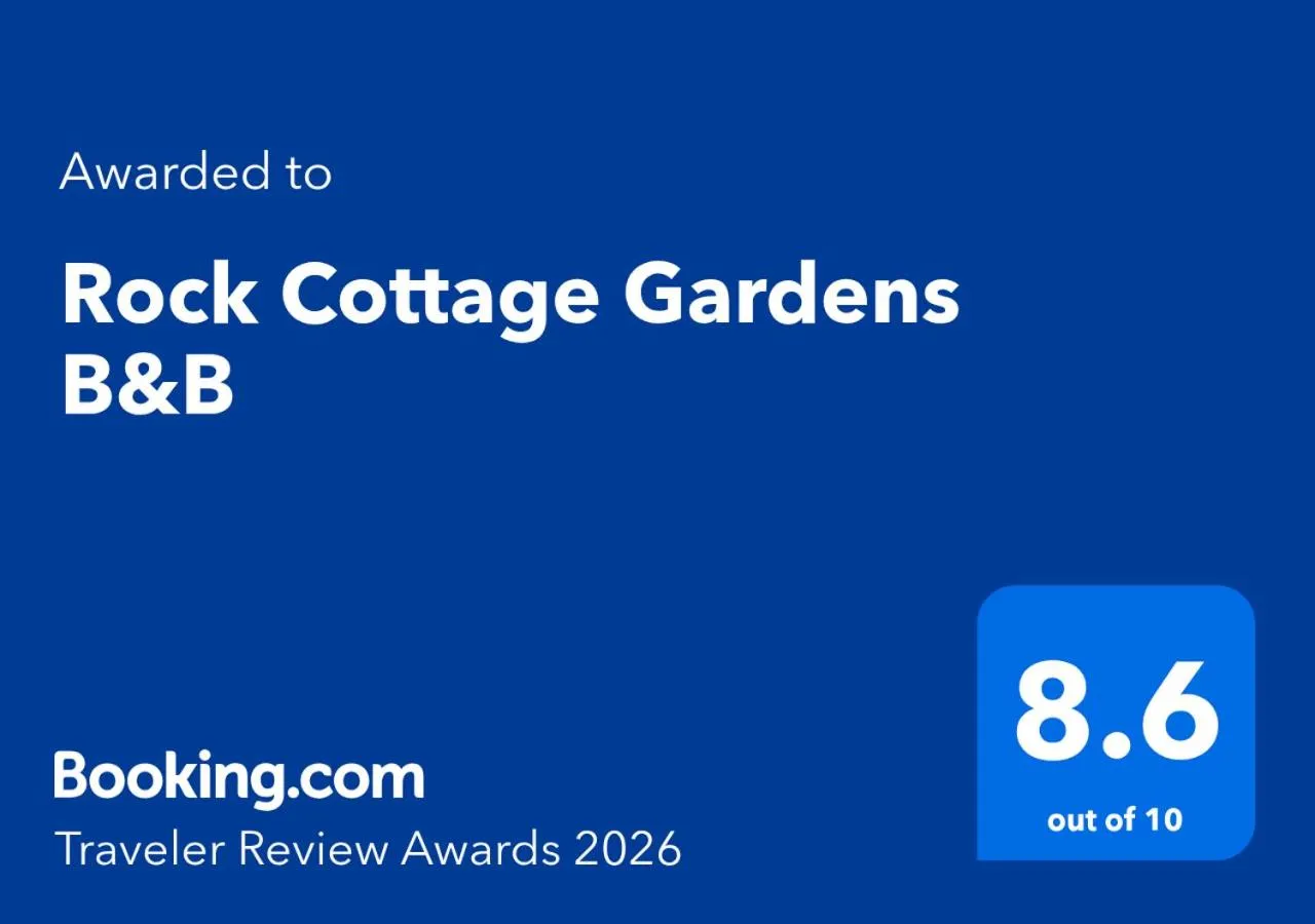 Certificate/Award in Rock Cottage Gardens B&B