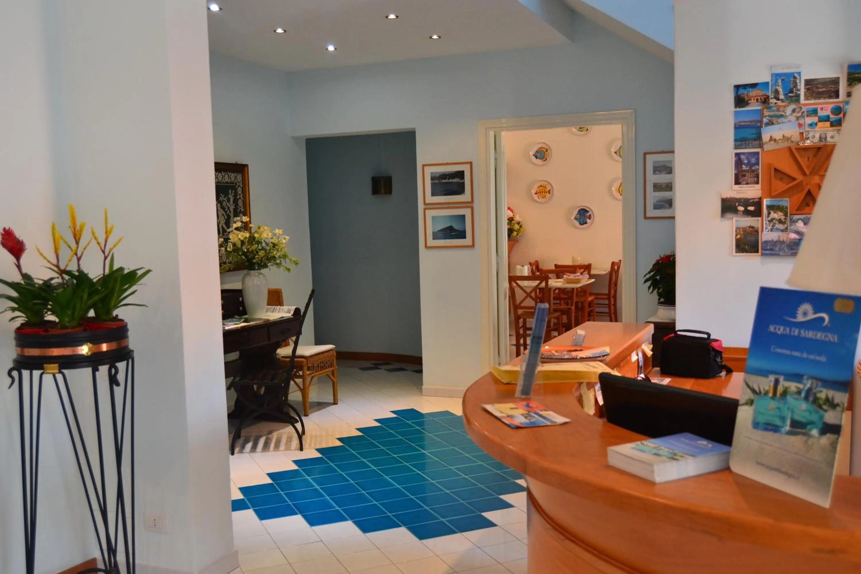 Lobby or reception in Hotel La Lampara