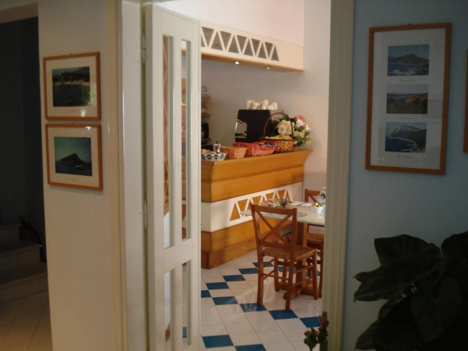 Lobby or reception in Hotel La Lampara