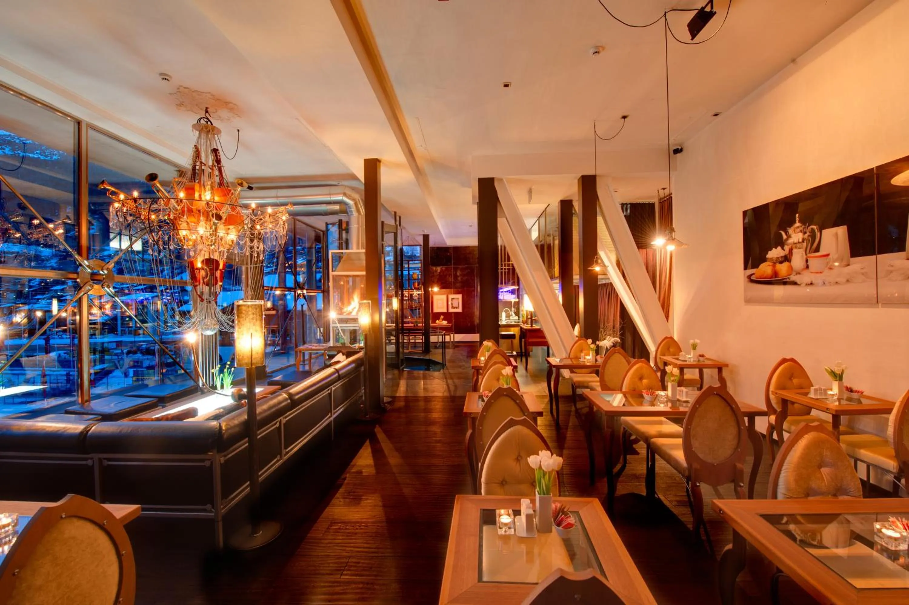 Restaurant/places to eat in Backstage Boutique SPA Hotel