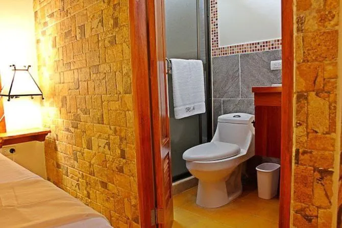 Bathroom in Hotel Mirna & OCT