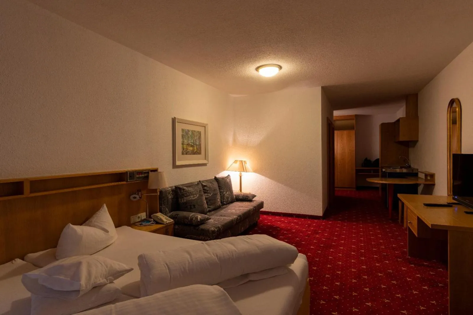 Bed in Hotel Bruggner Stub`n