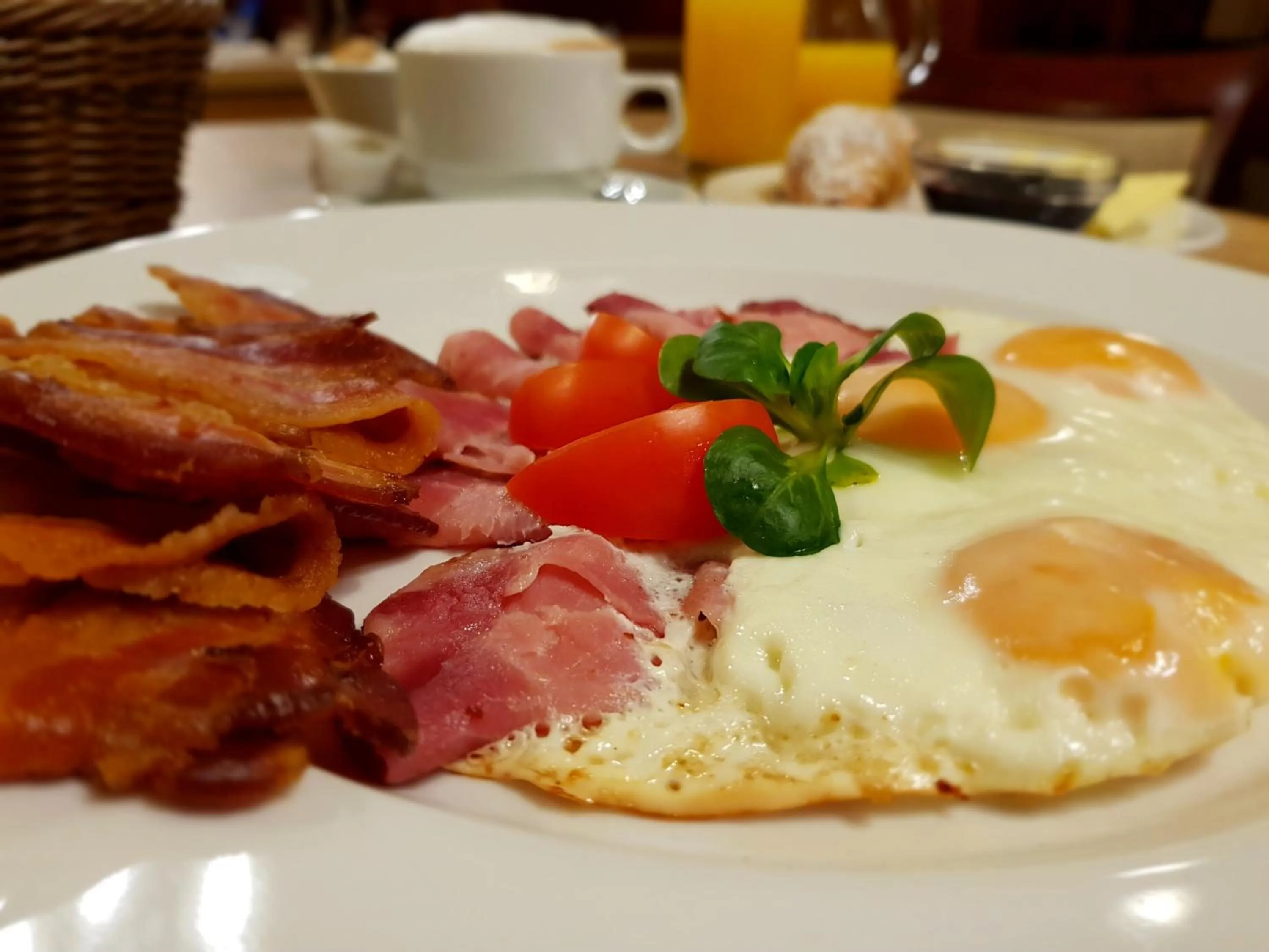 Breakfast in Hotel Baltaci U Náhonu