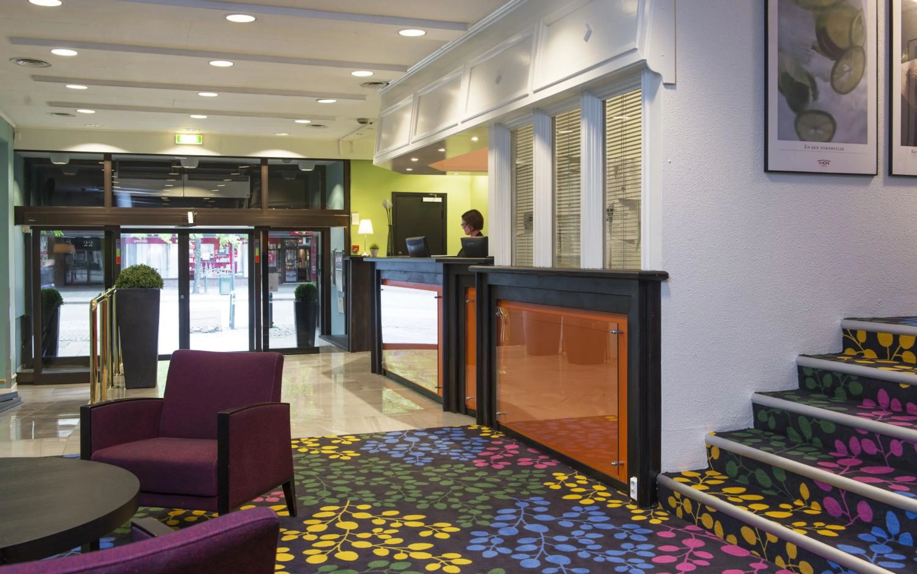 Lobby or reception in Thon Hotel Trondheim