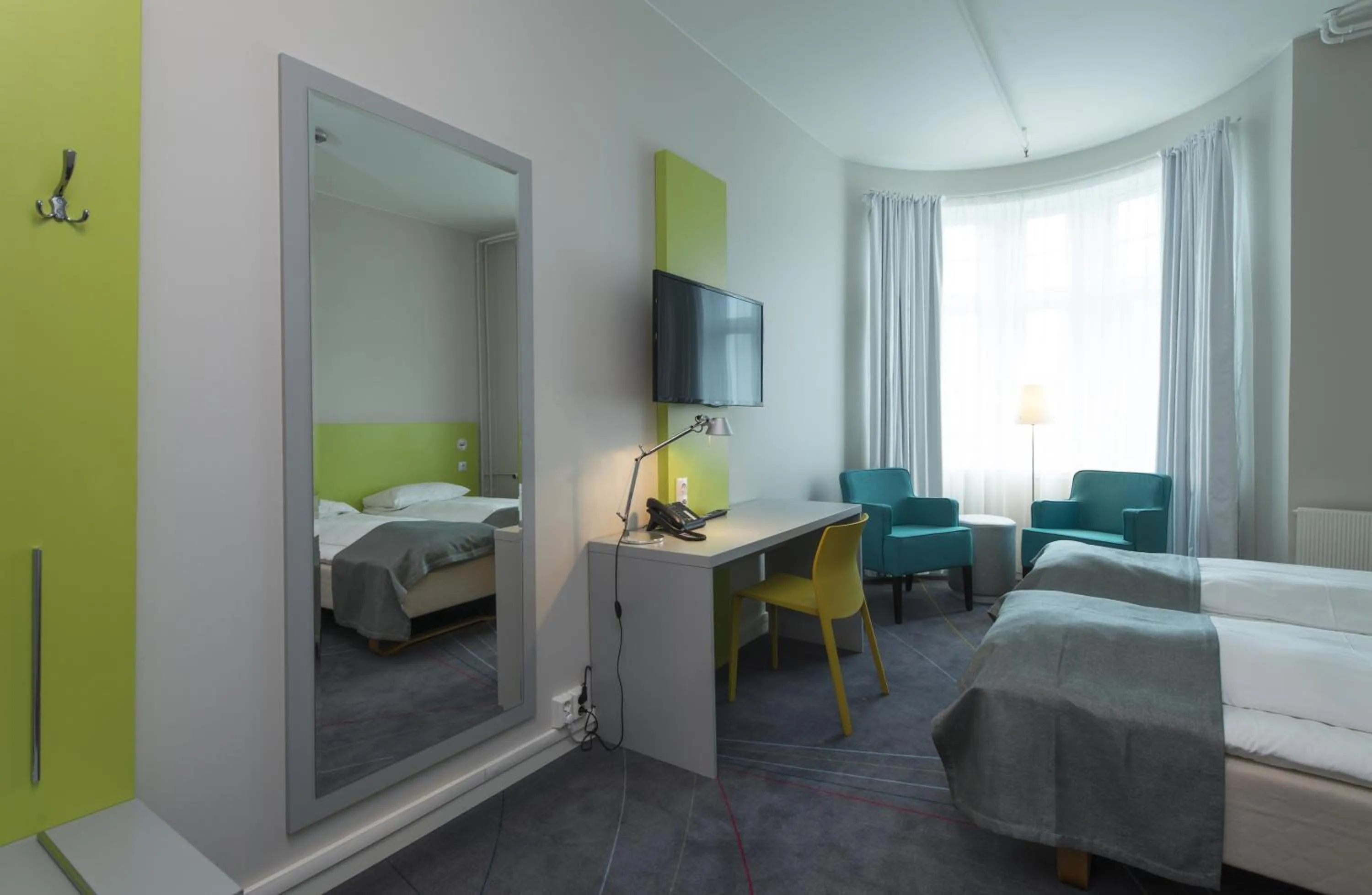 Bed in Thon Hotel Trondheim