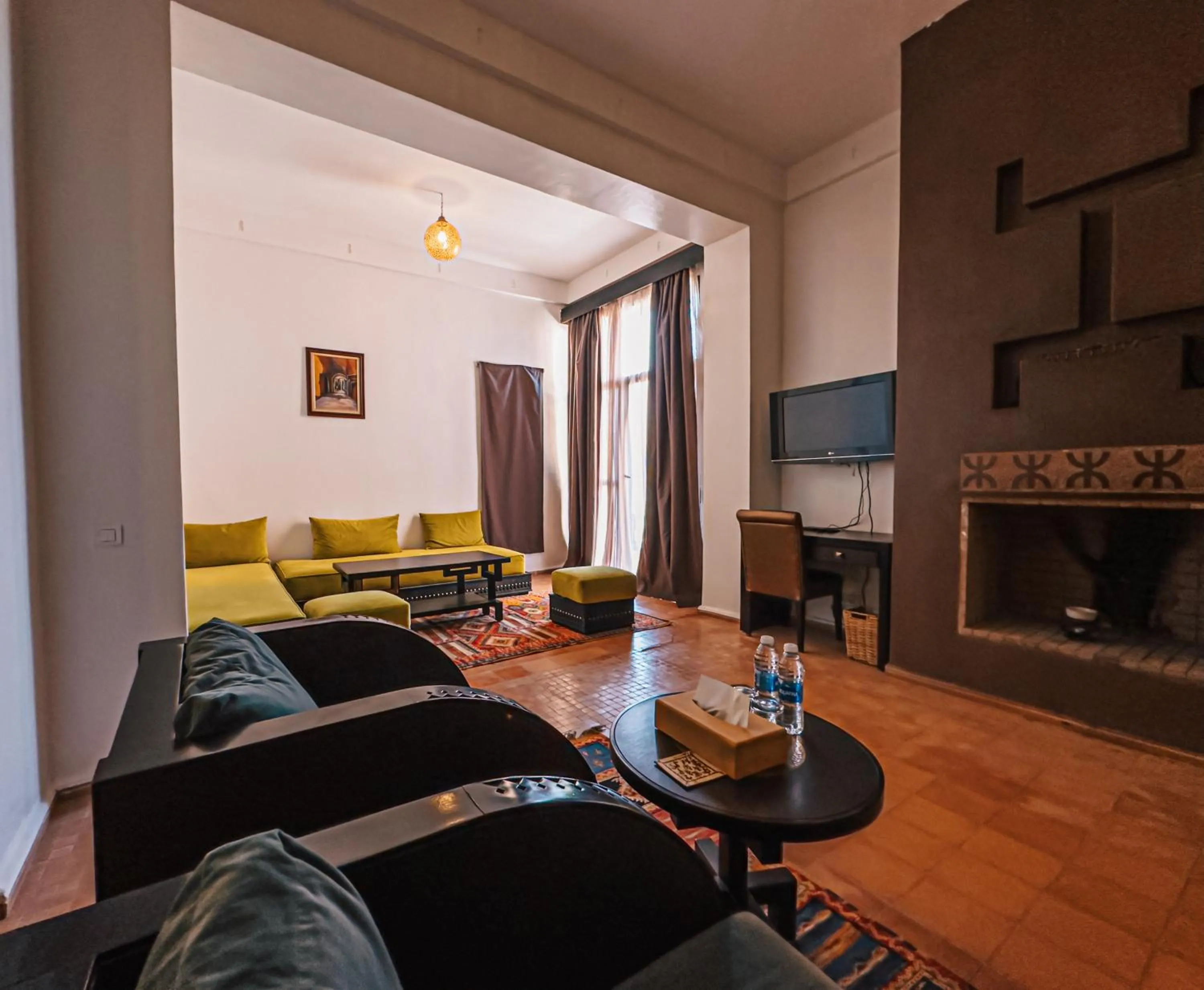 Seating area in Kasbah Agounsane Hotel & Spa