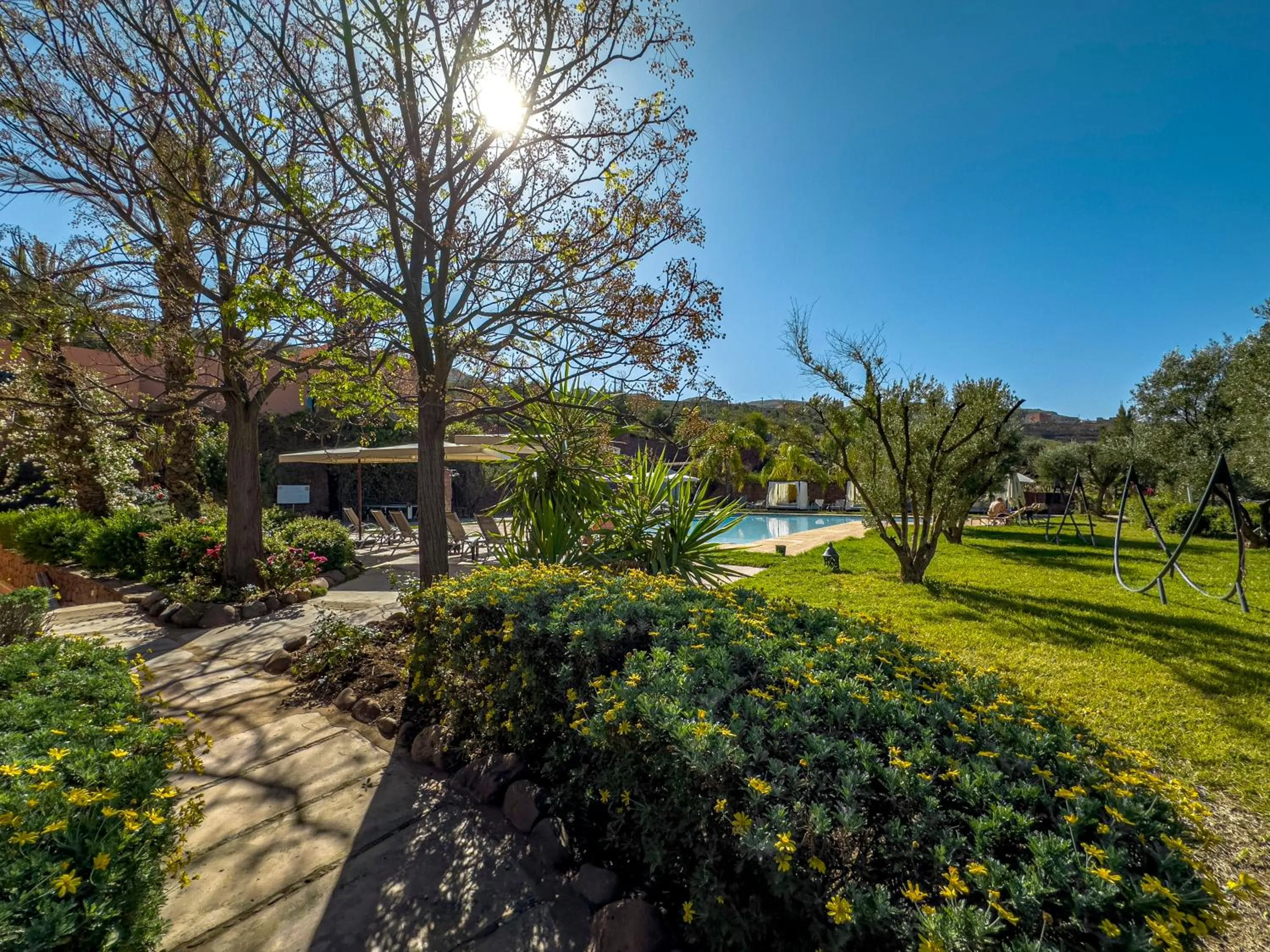 Garden in Kasbah Agounsane Hotel & Spa