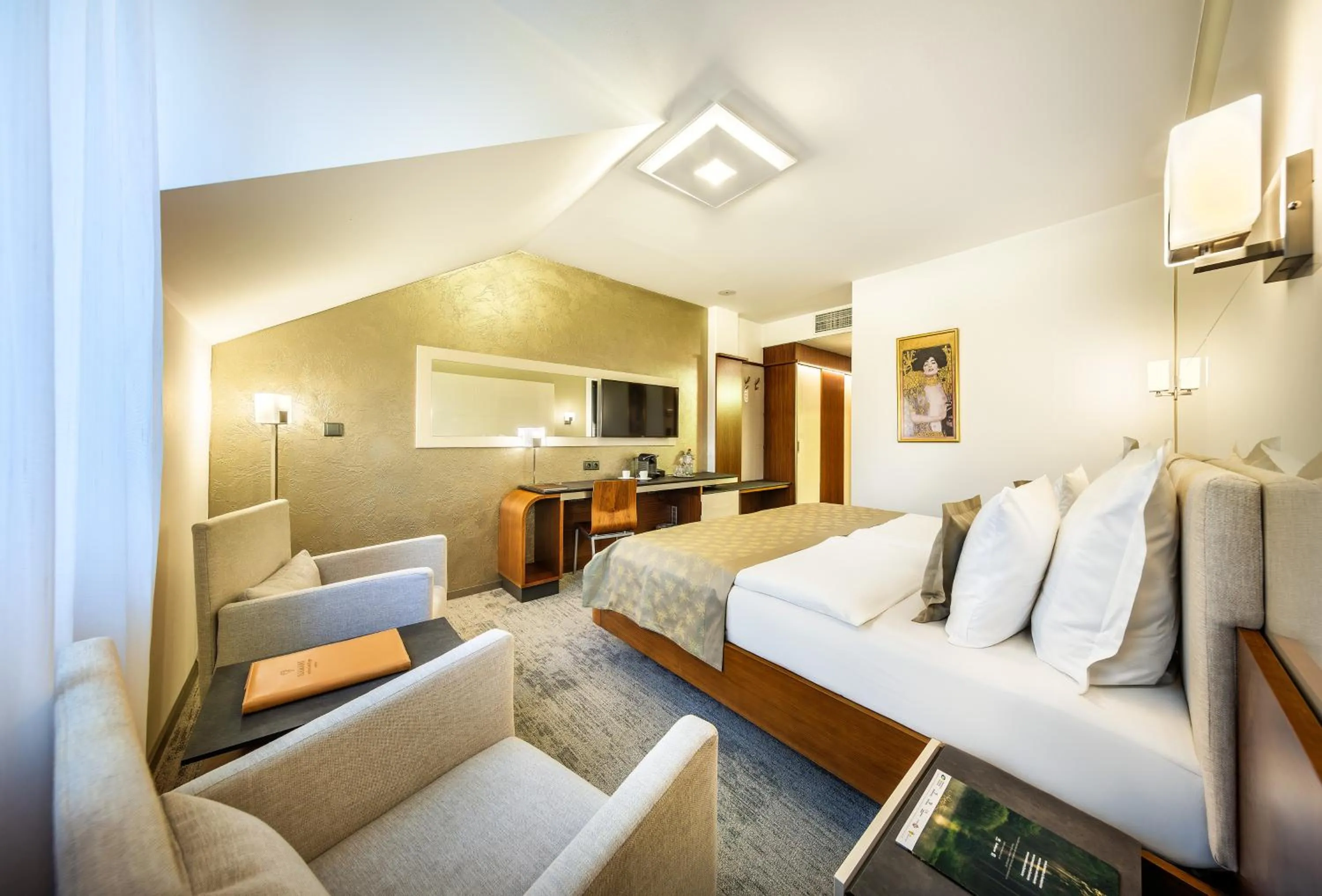 Bedroom, Bed in Wellness Hotel Diamant