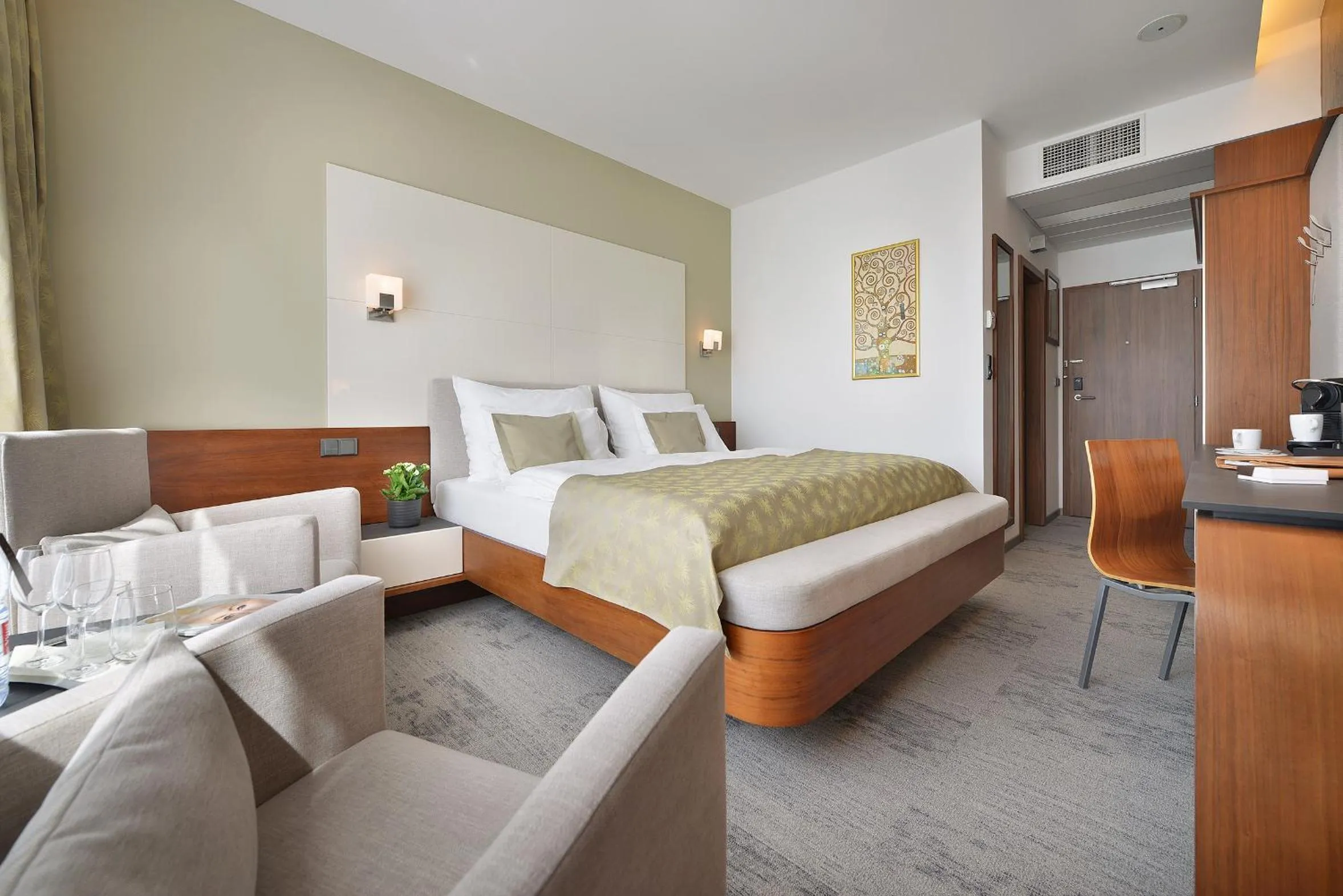 Bedroom, Bed in Wellness Hotel Diamant