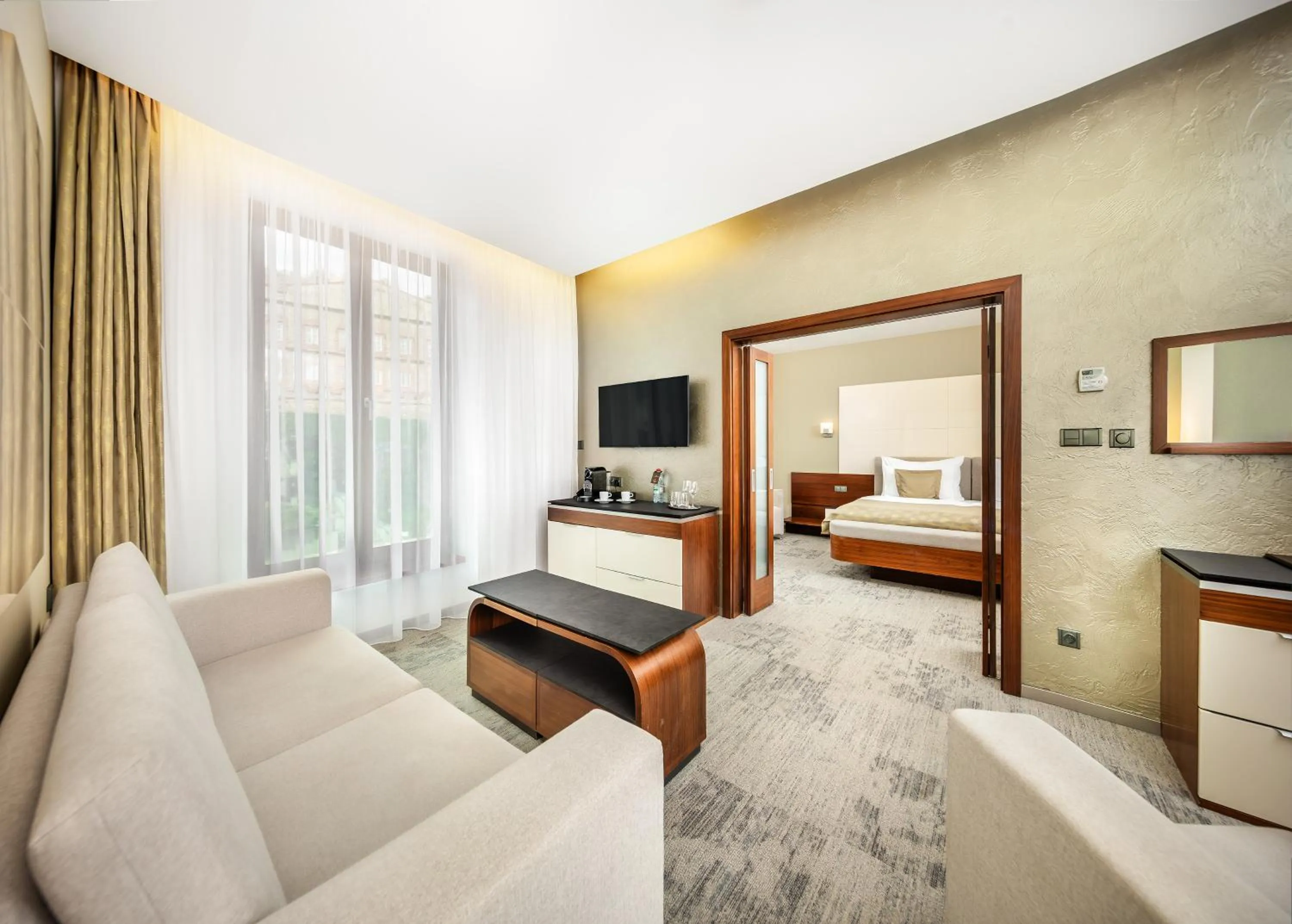 Living room, Bed in Wellness Hotel Diamant