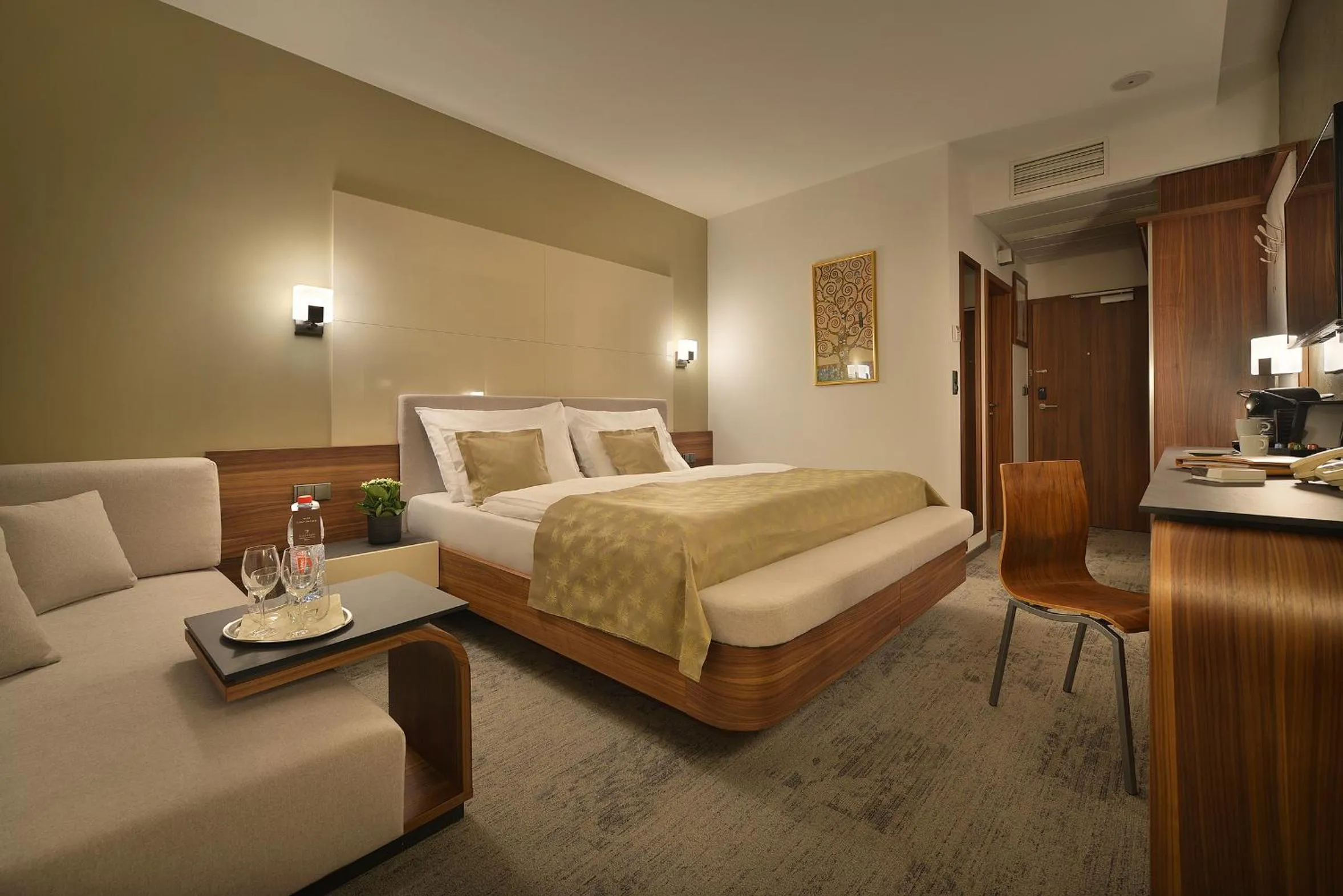 Bedroom, Bed in Wellness Hotel Diamant
