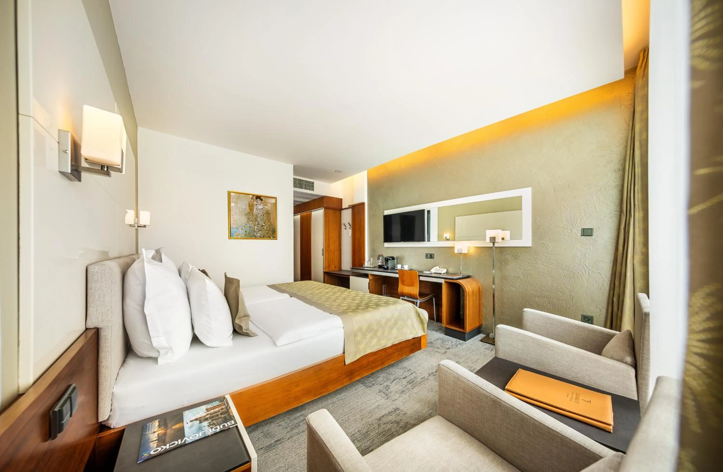 Bedroom, Bed in Wellness Hotel Diamant