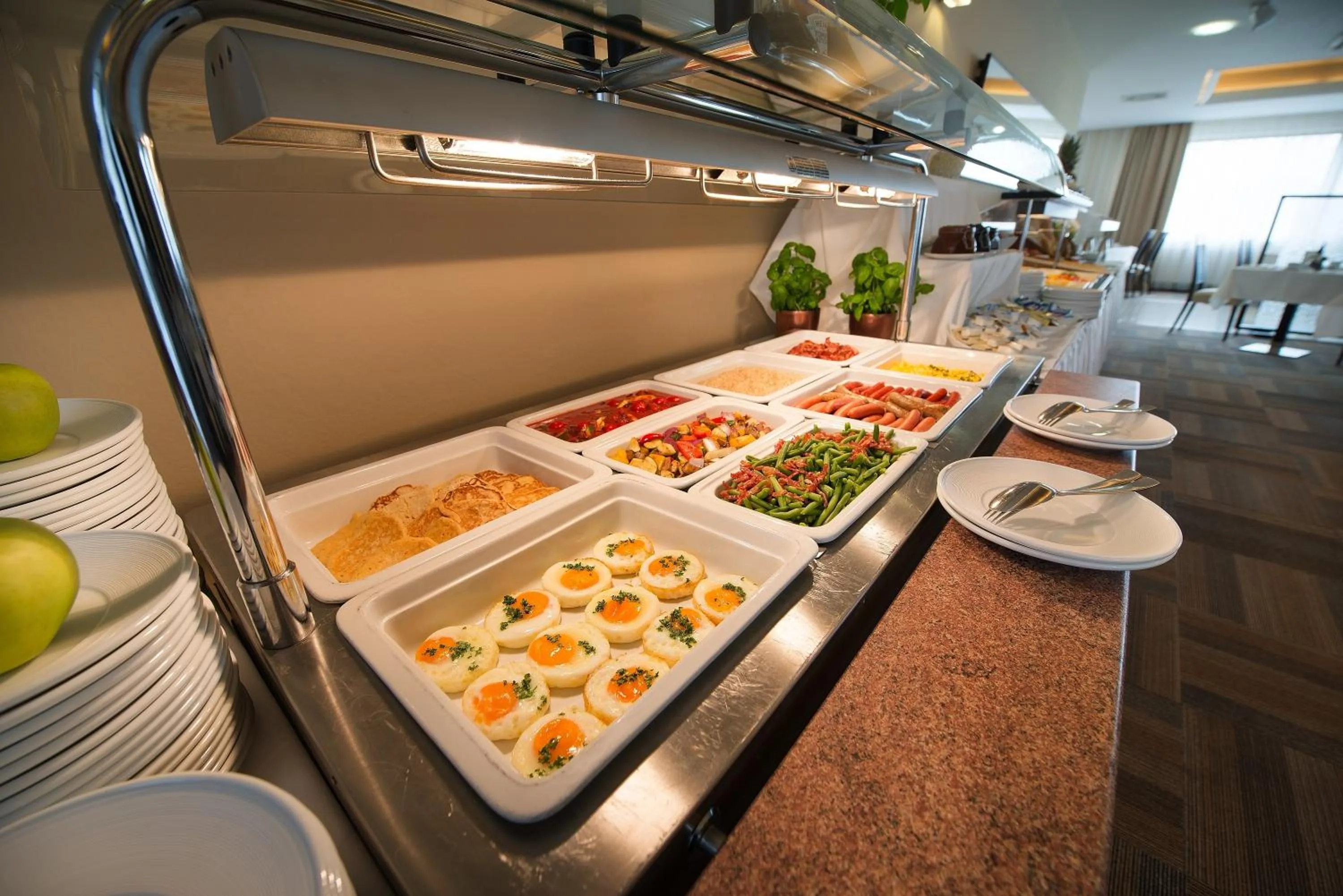 Buffet breakfast in Wellness Hotel Diamant