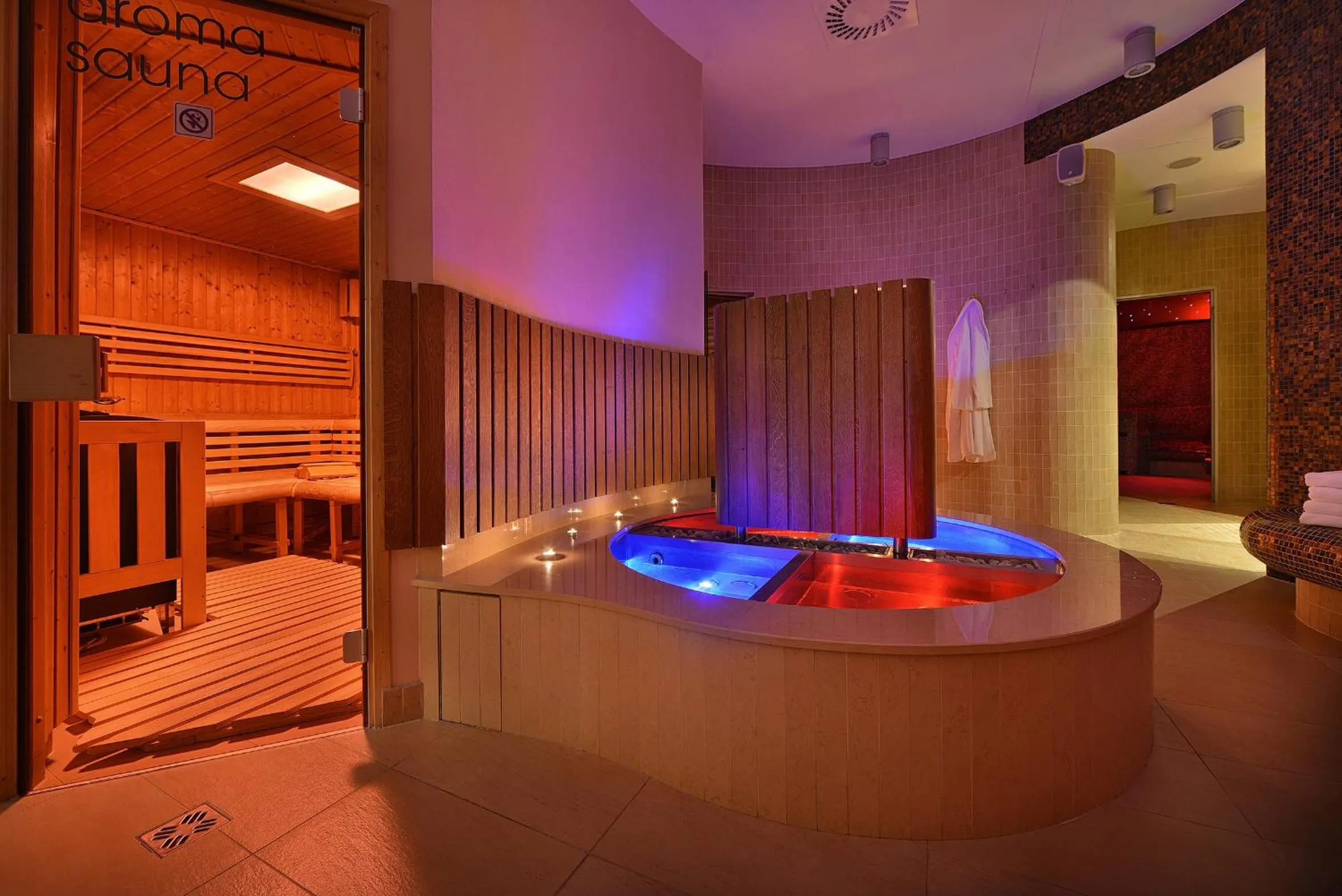 Sauna in Wellness Hotel Diamant