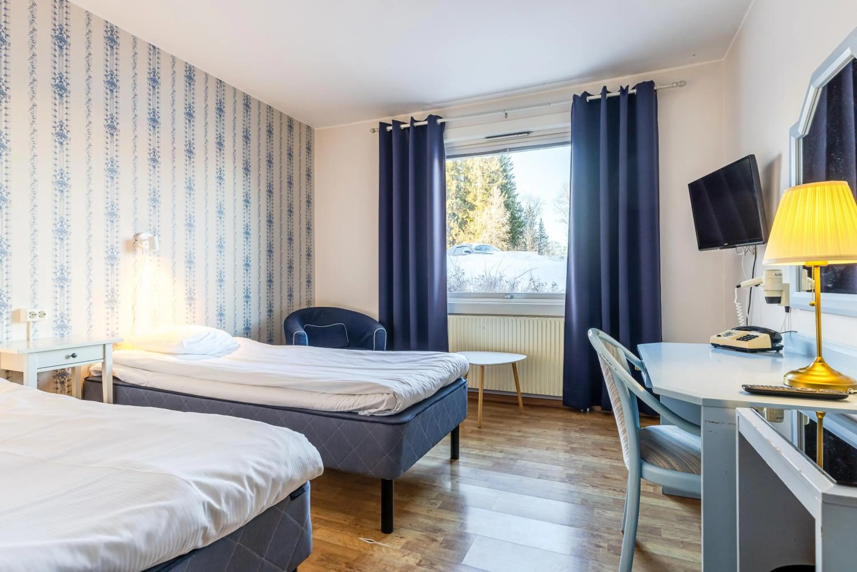 Photo of the whole room, Bed in Hotell Kung Gösta by First