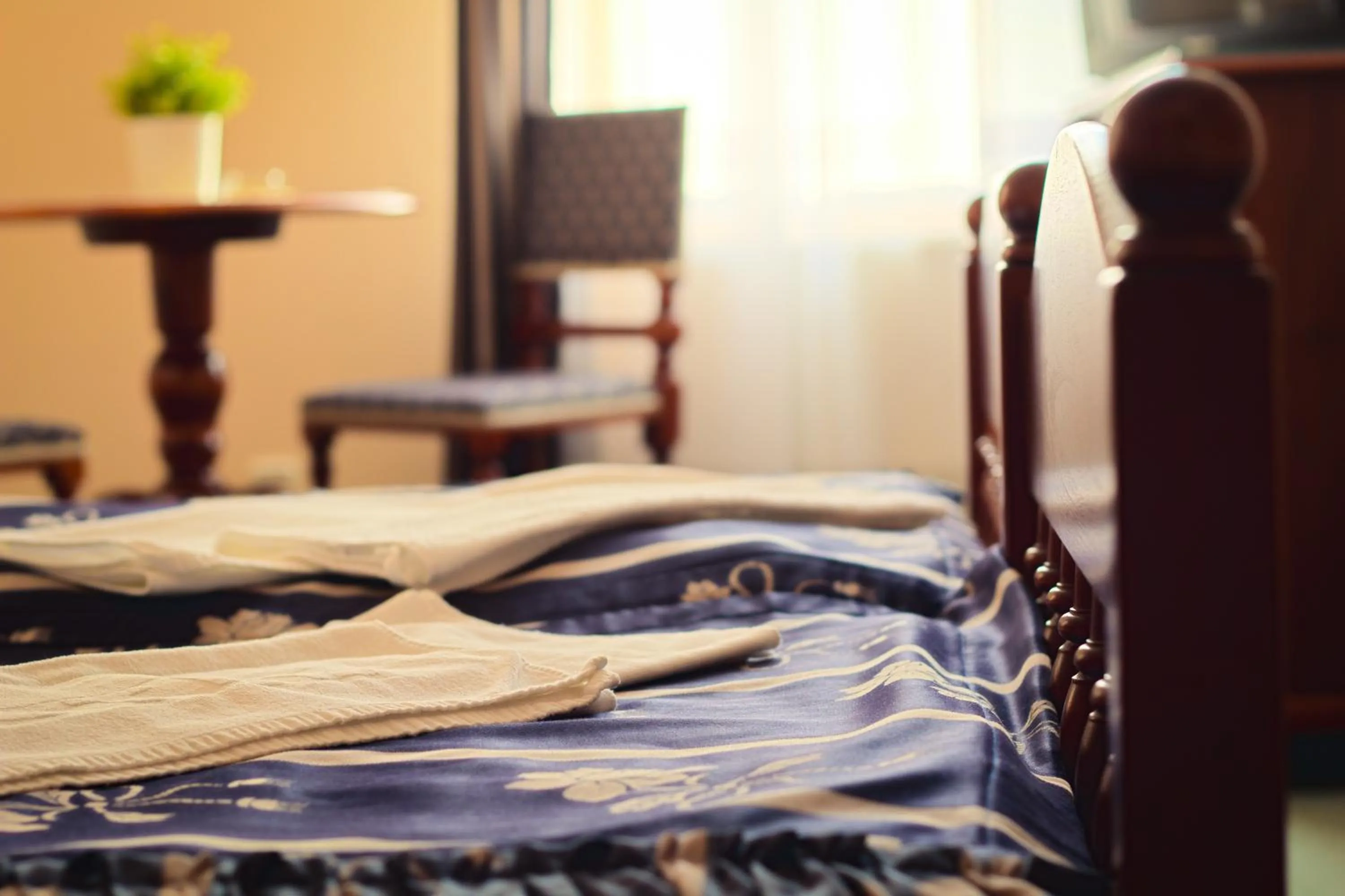 Decorative detail, Bed in Hotel Zlatá Stoupa