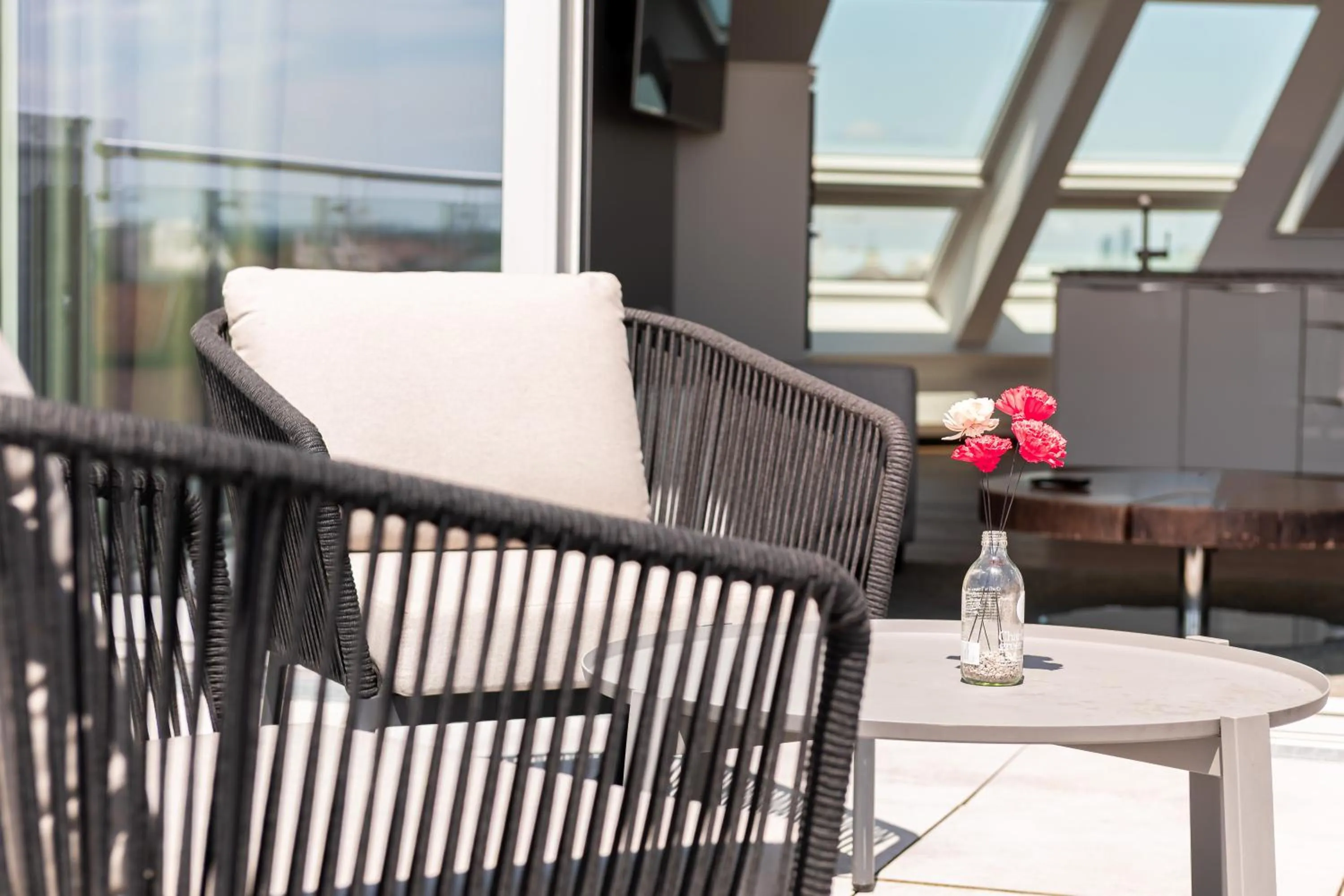 Balcony/Terrace in KOOS Hotel&Apartments - City Aparthotel