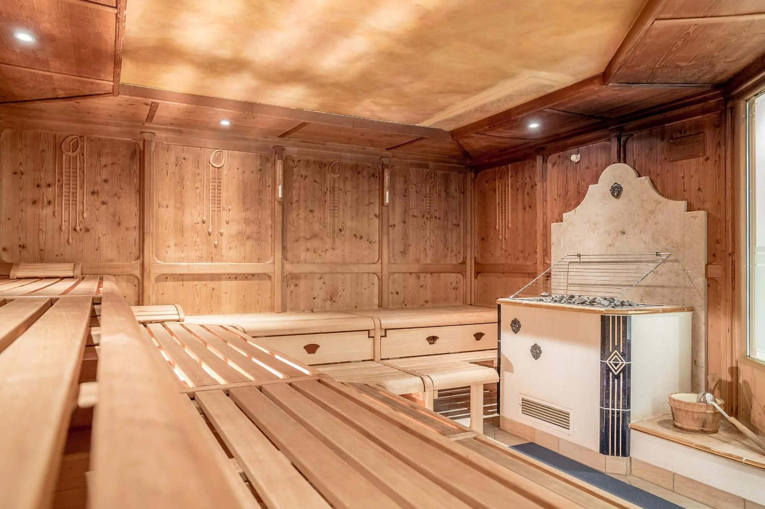 Sauna in Wellness & Relax Hotel Milderer Hof