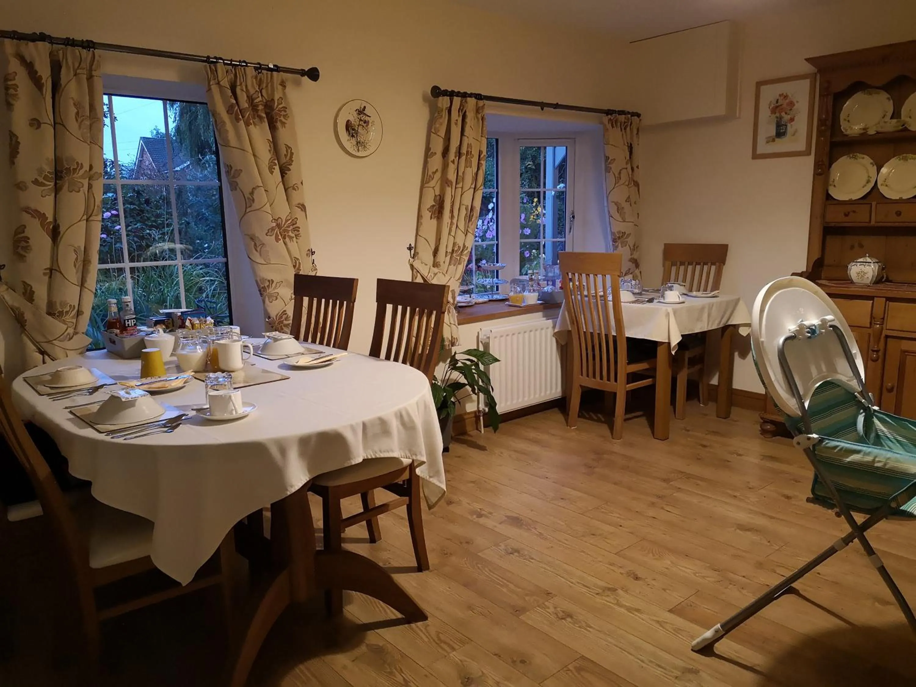 Dining area in White Cottage B and B
