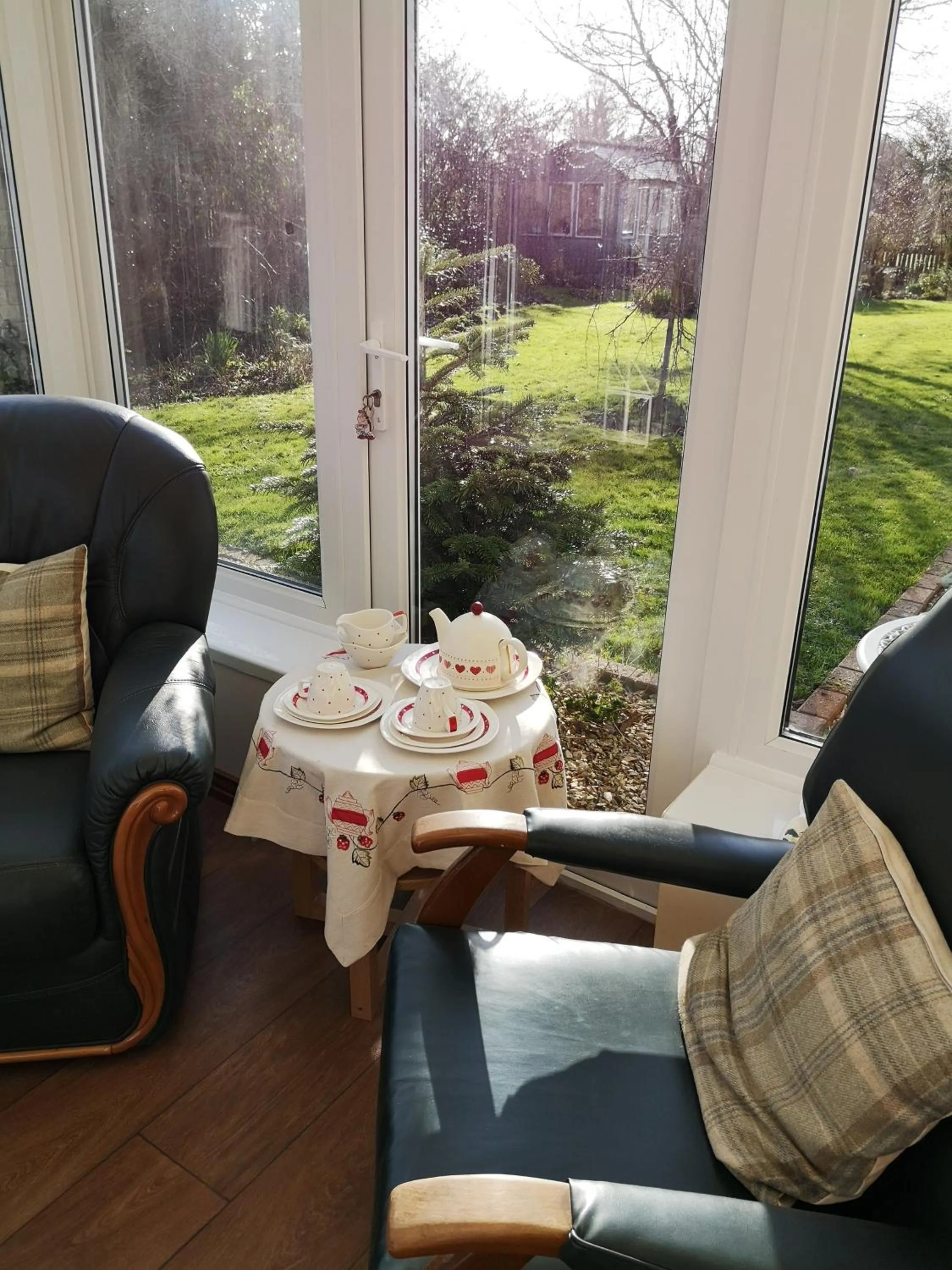 Seating area in White Cottage B and B