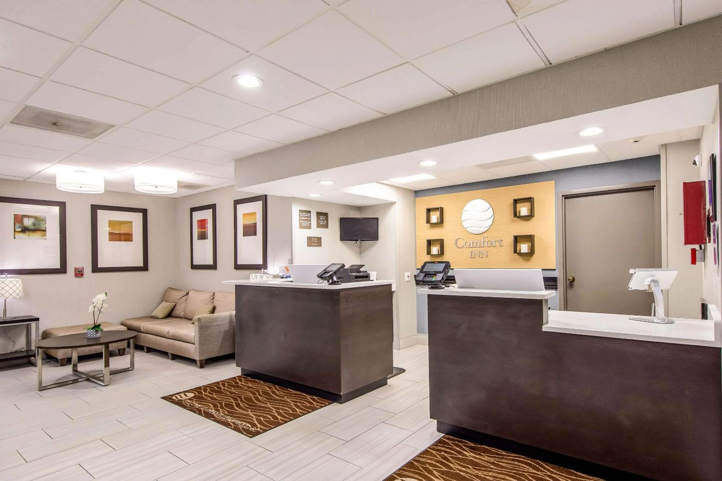 Lobby or reception in Comfort Inn Greenville - Haywood Mall