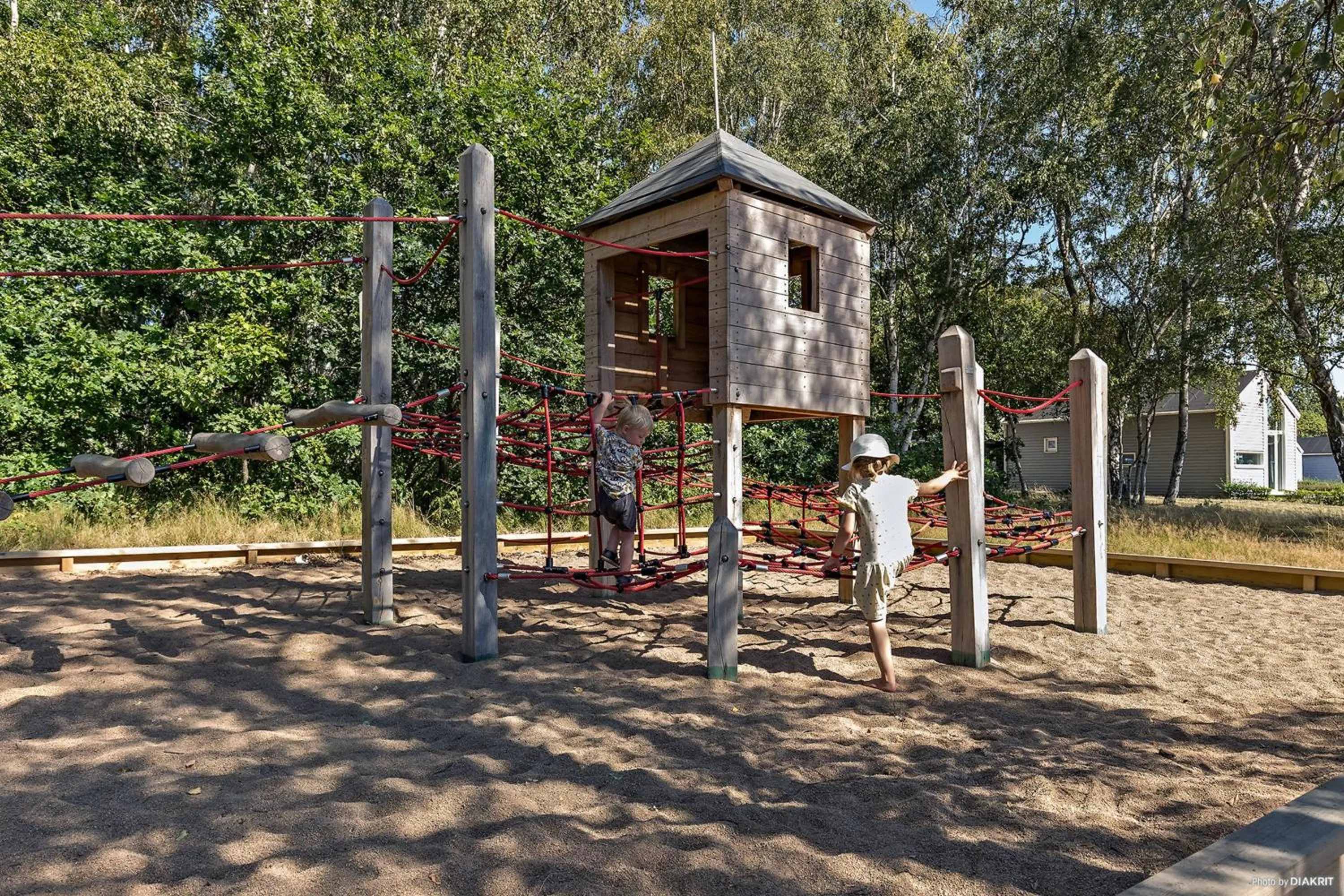 Children play ground in First Camp Råå Vallar-Helsingborg
