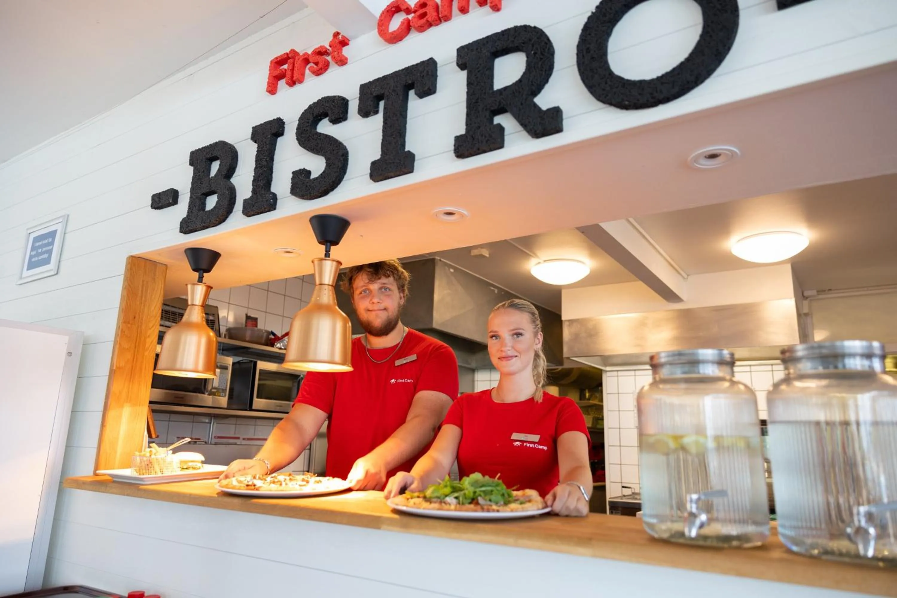 Food and drinks in First Camp Råå Vallar-Helsingborg