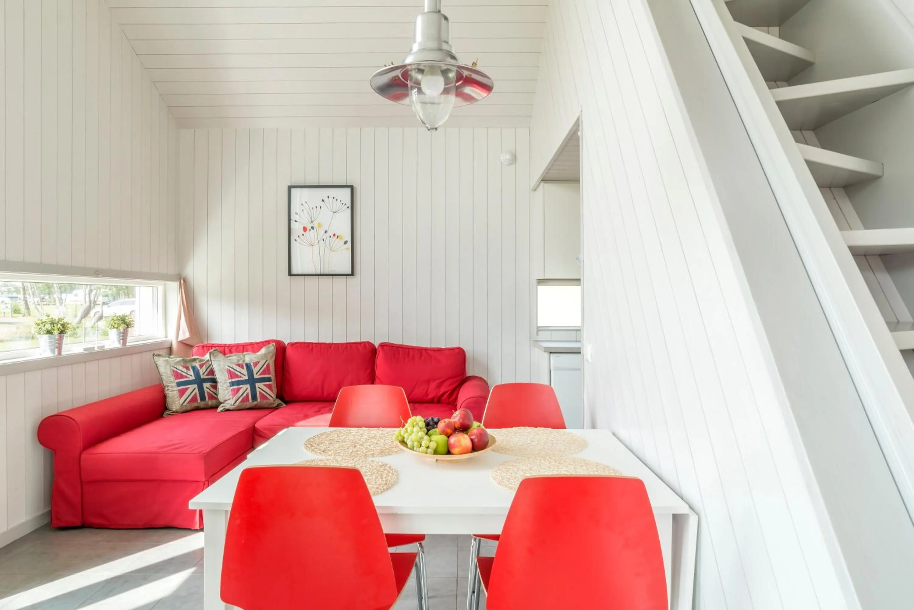 Living room in First Camp Råå Vallar-Helsingborg