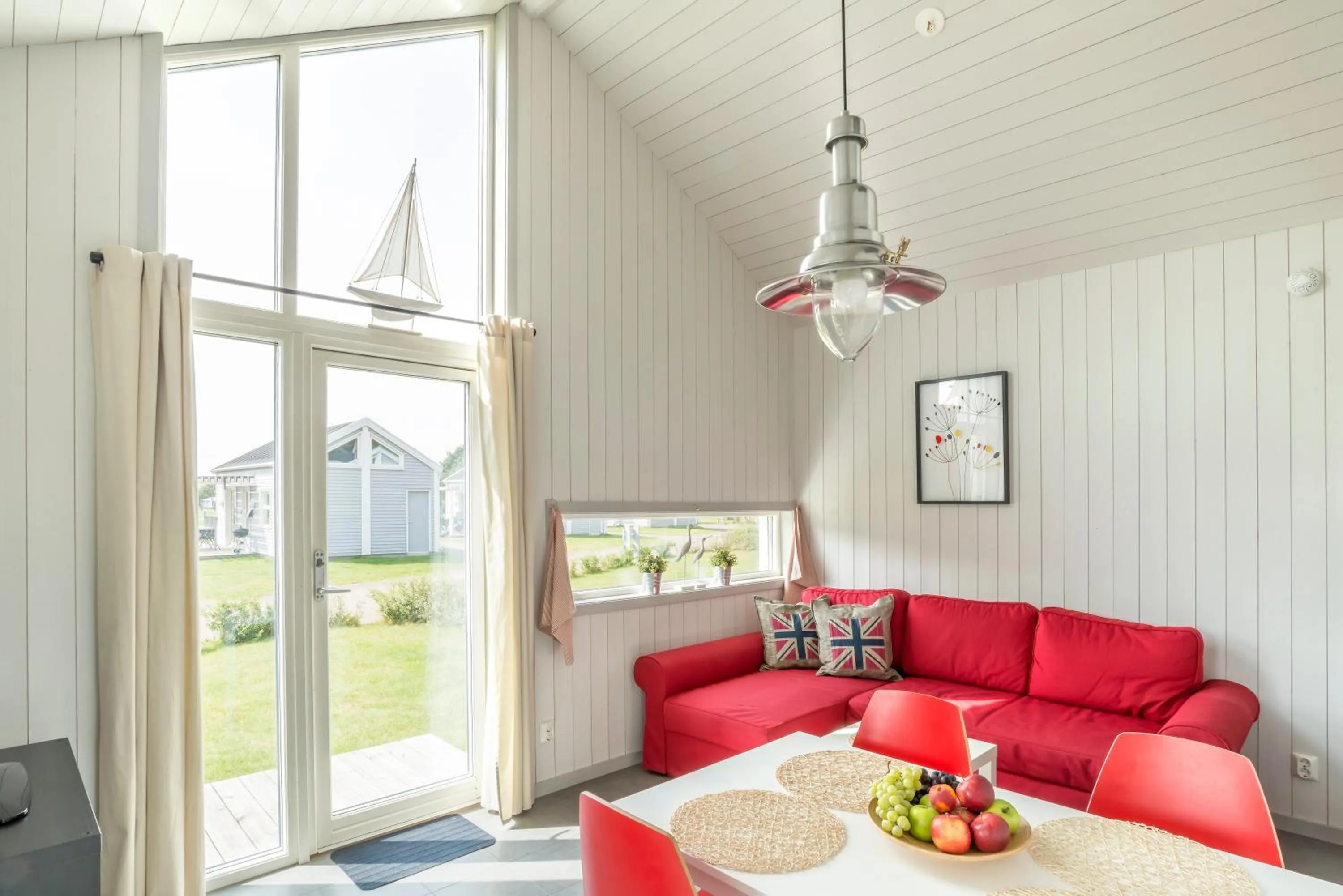 Living room in First Camp Råå Vallar-Helsingborg