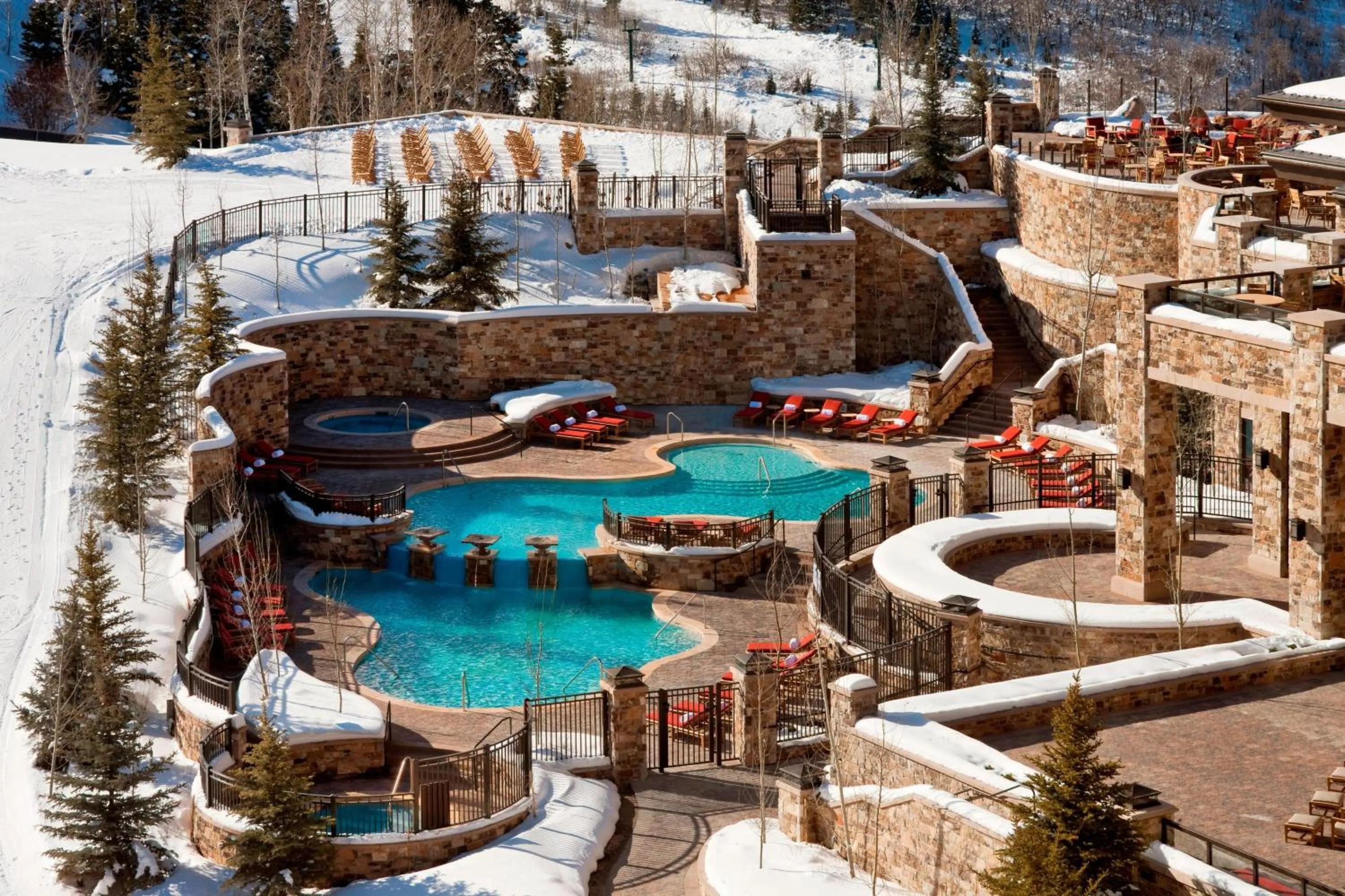 Swimming pool in St. Regis Deer Valley