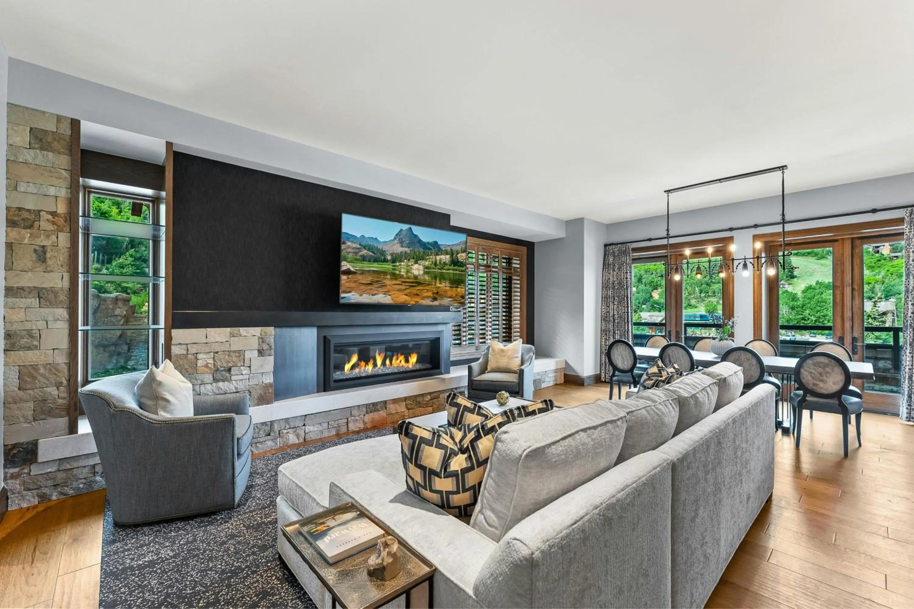 Living room in St. Regis Deer Valley