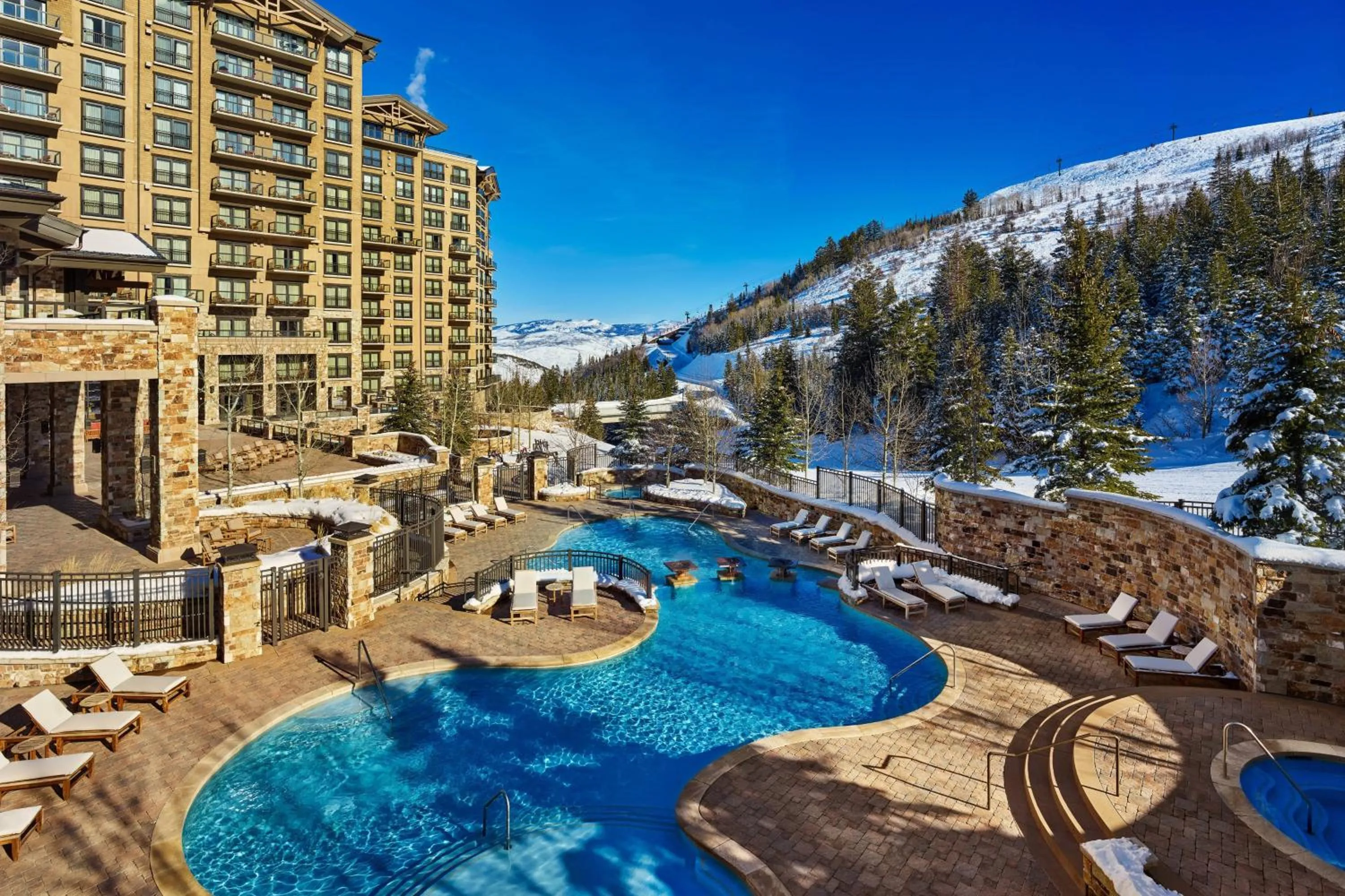 Swimming pool in St. Regis Deer Valley