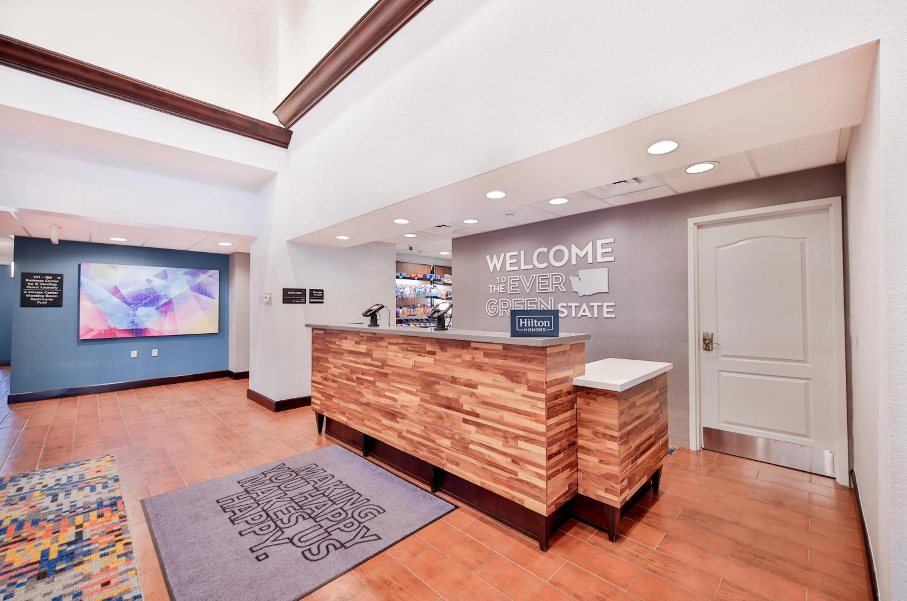 Lobby or reception in Hampton Inn & Suites by Hilton Seattle/Kent