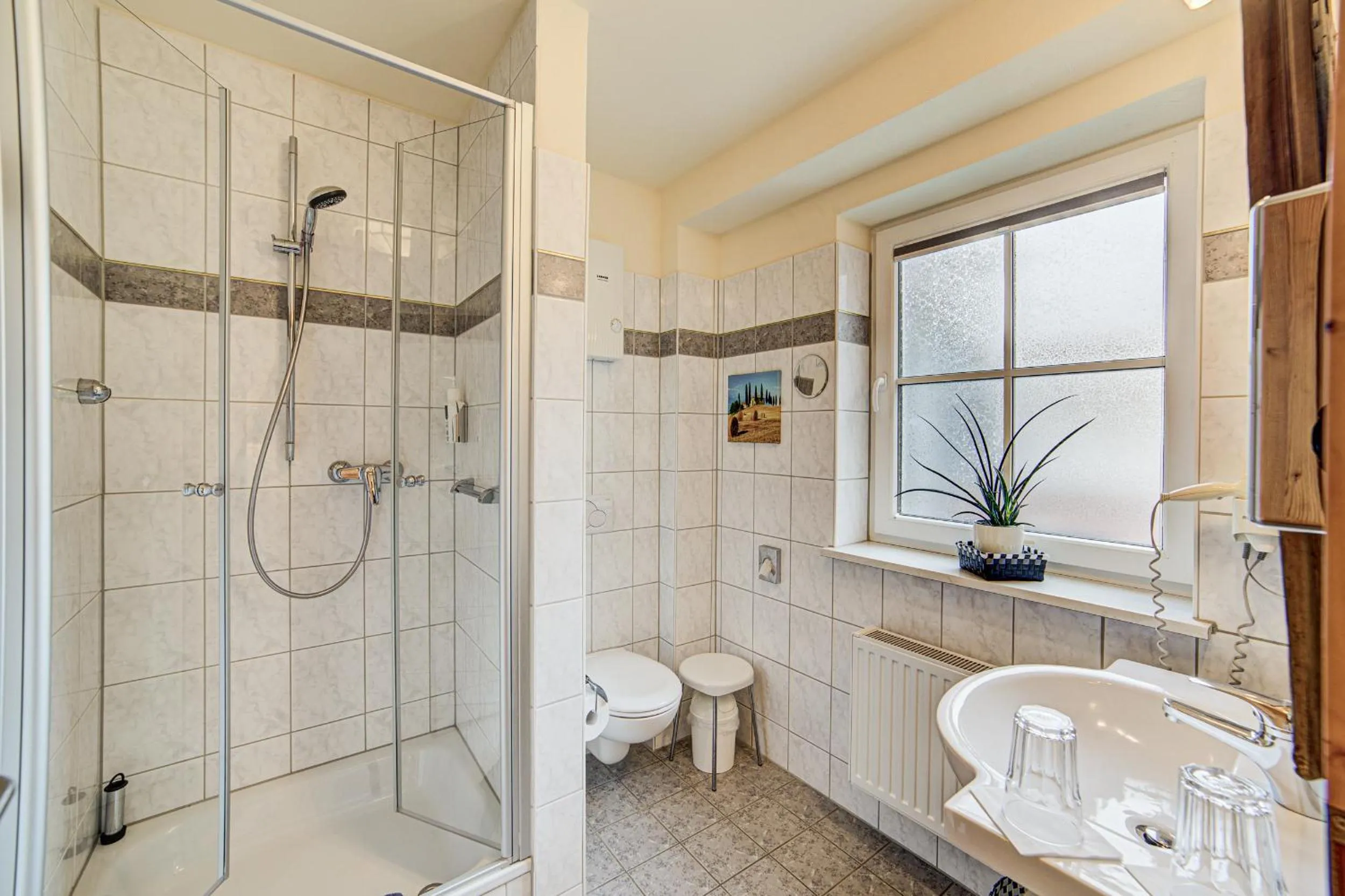 Bathroom in Landhaus Zimmermann