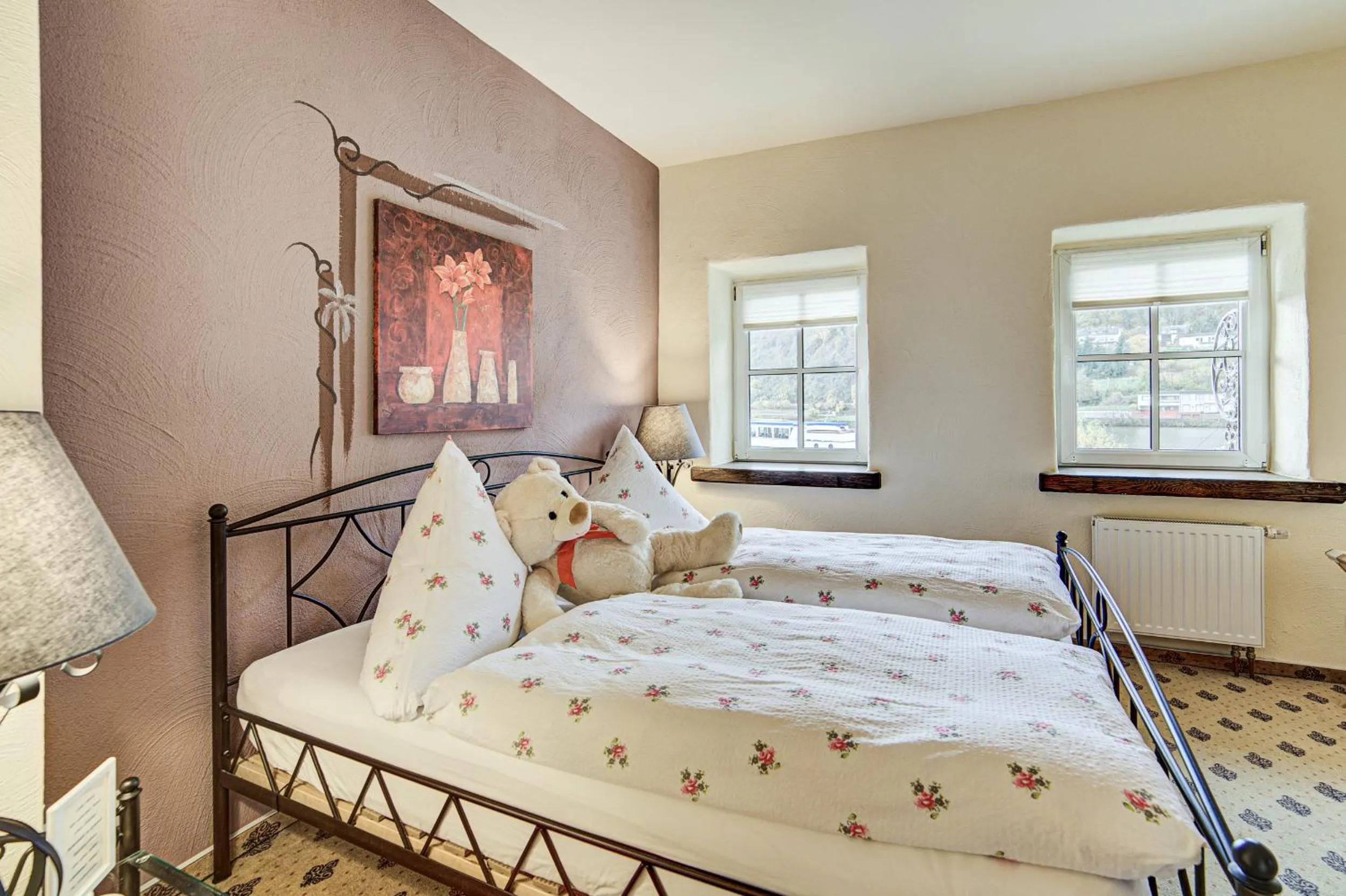 Photo of the whole room, Bed in Landhaus Zimmermann