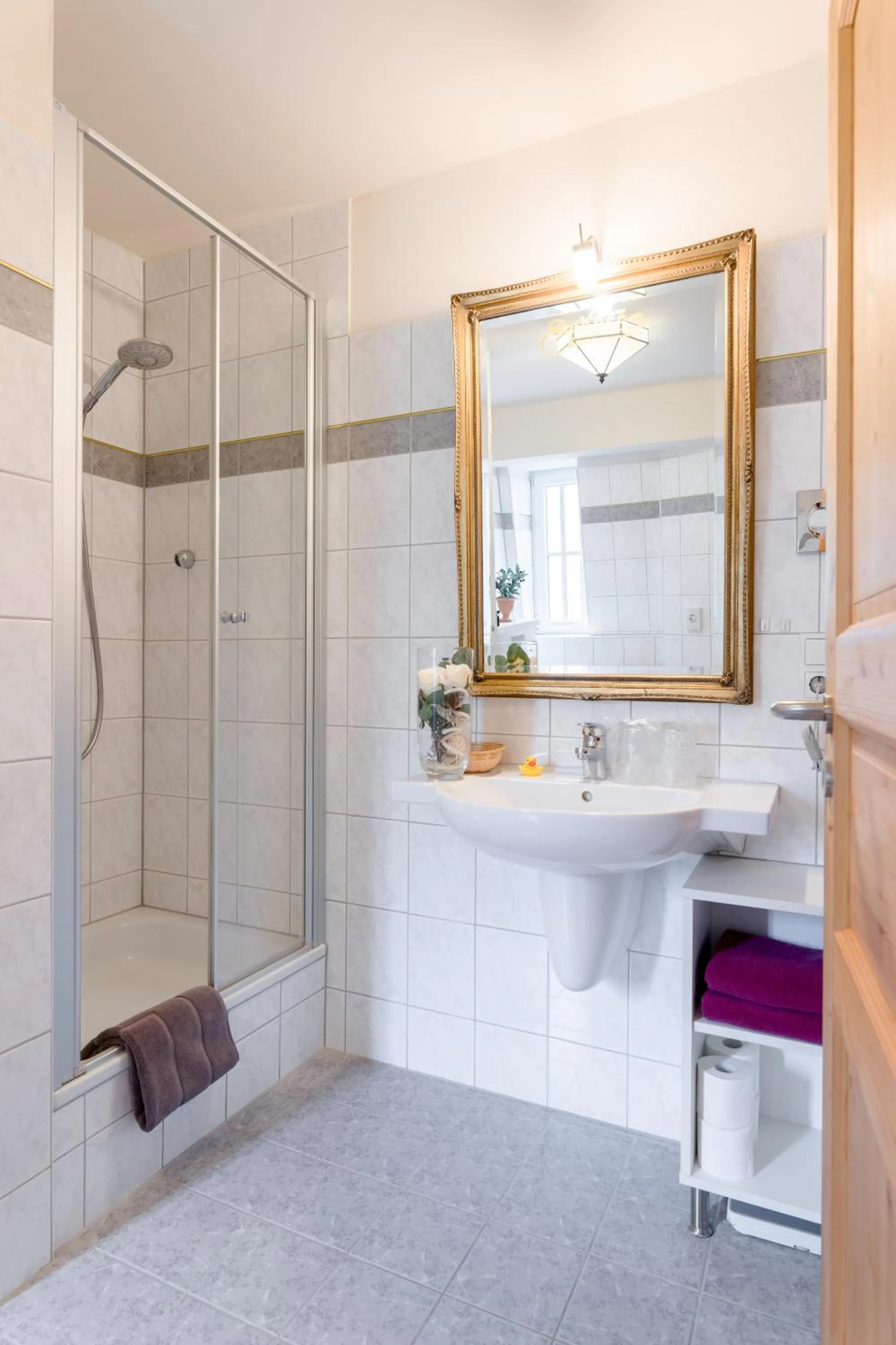 Shower in Landhaus Zimmermann