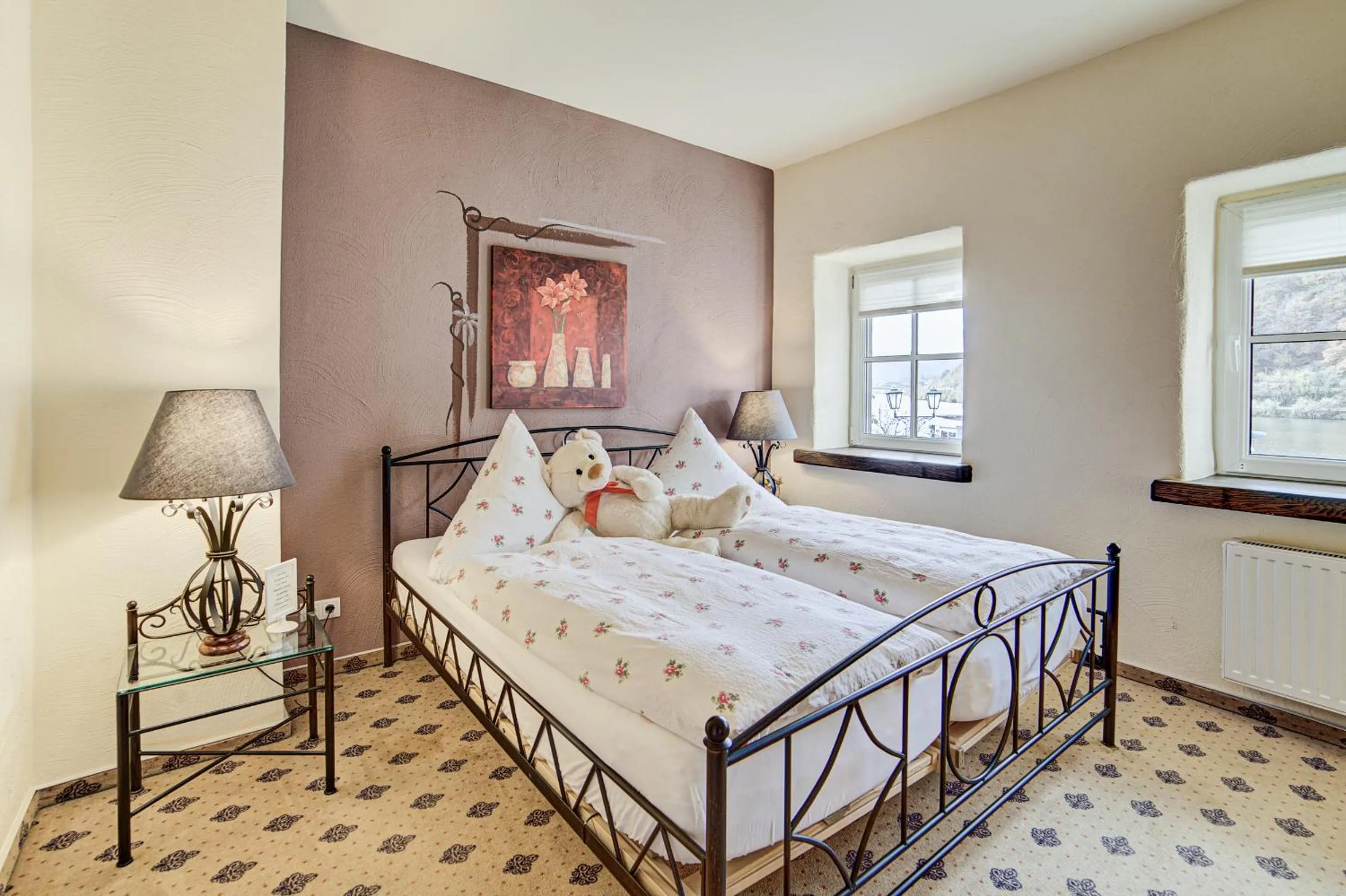 Photo of the whole room, Bed in Landhaus Zimmermann