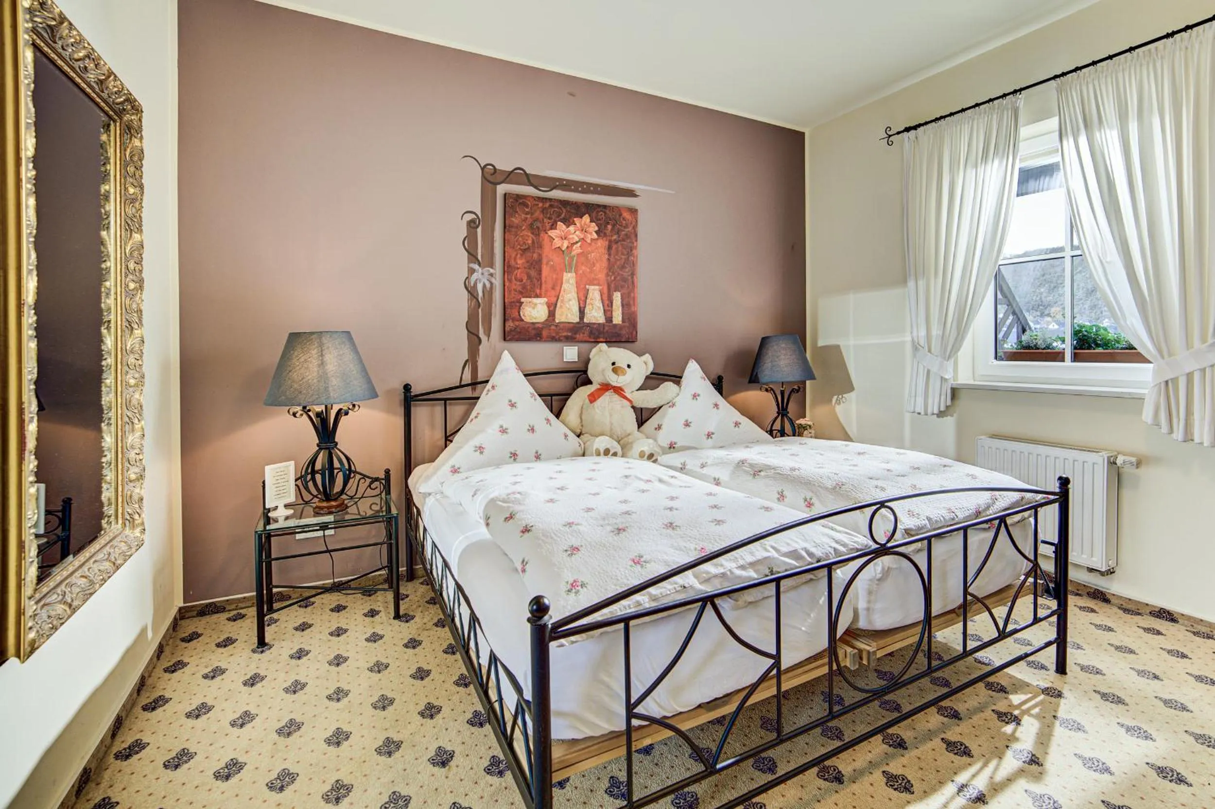 Photo of the whole room, Bed in Landhaus Zimmermann