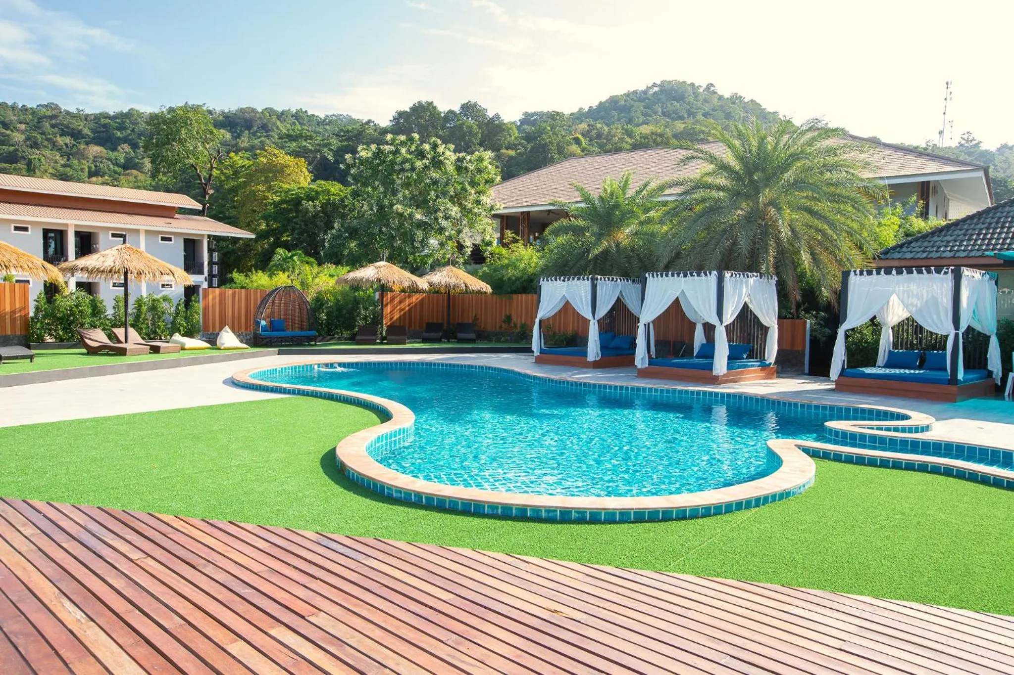 Seating area in Phi Phi Andaman Beach Resort