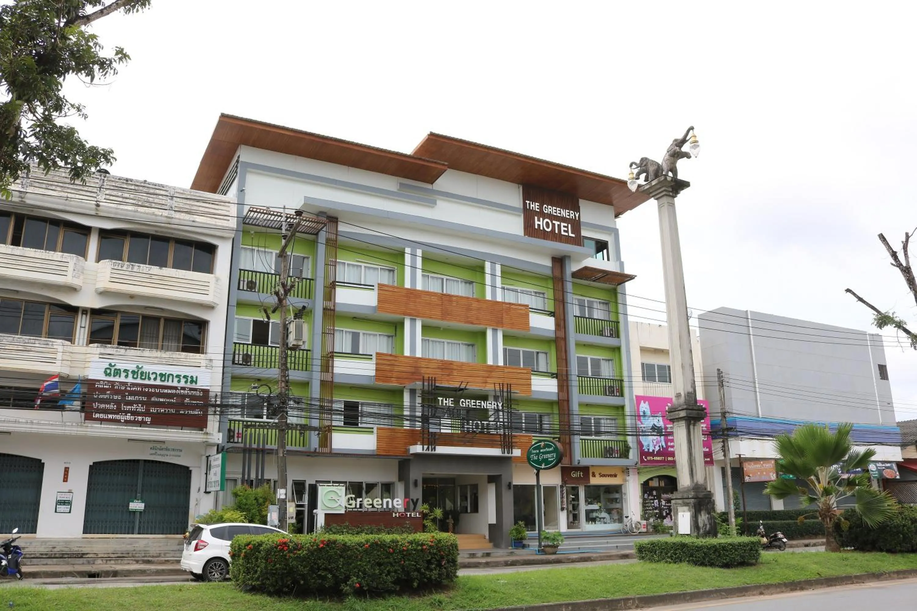 Property building in The Greenery Hotel