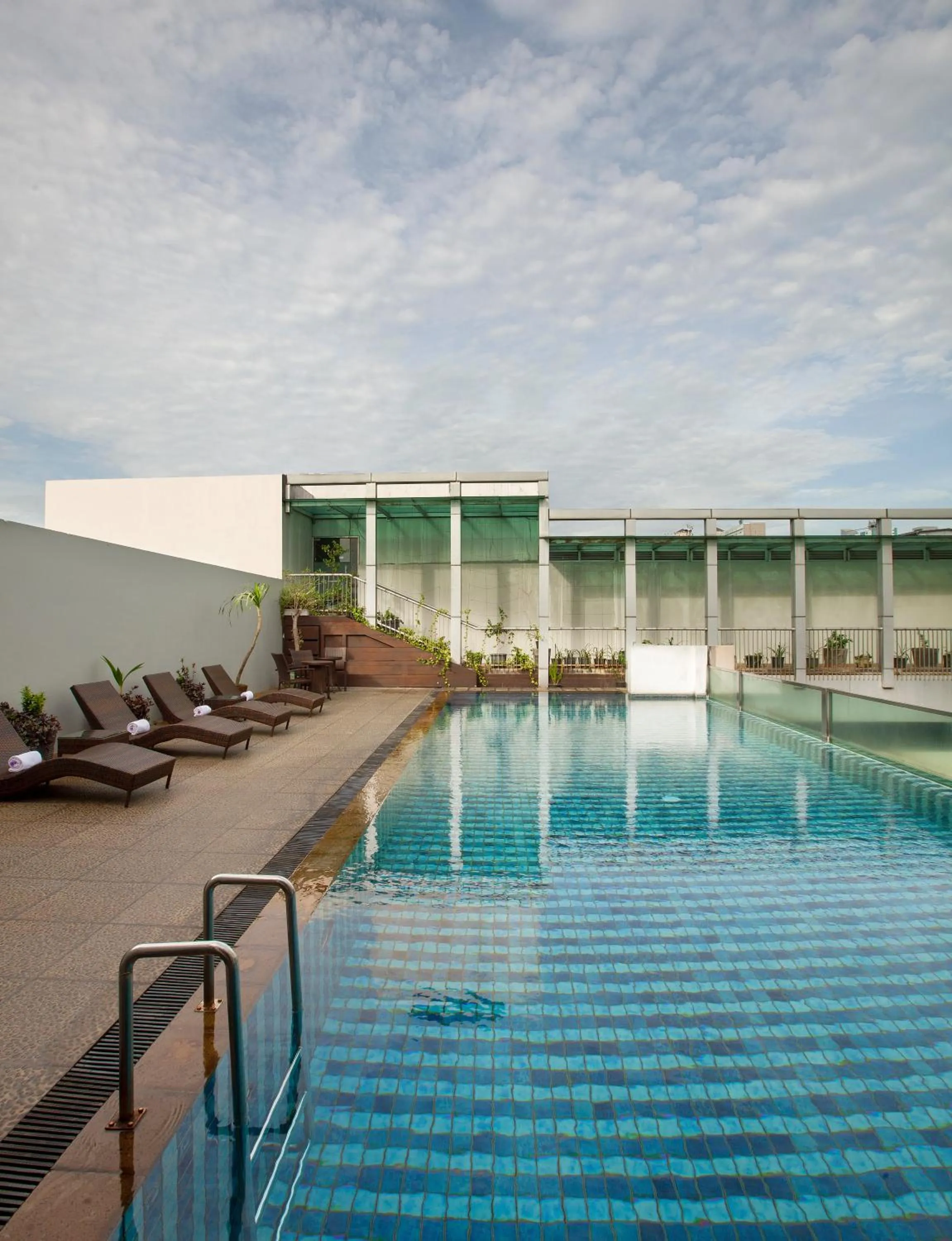 Swimming pool in Sparks Life Jakarta, ARTOTEL Curated