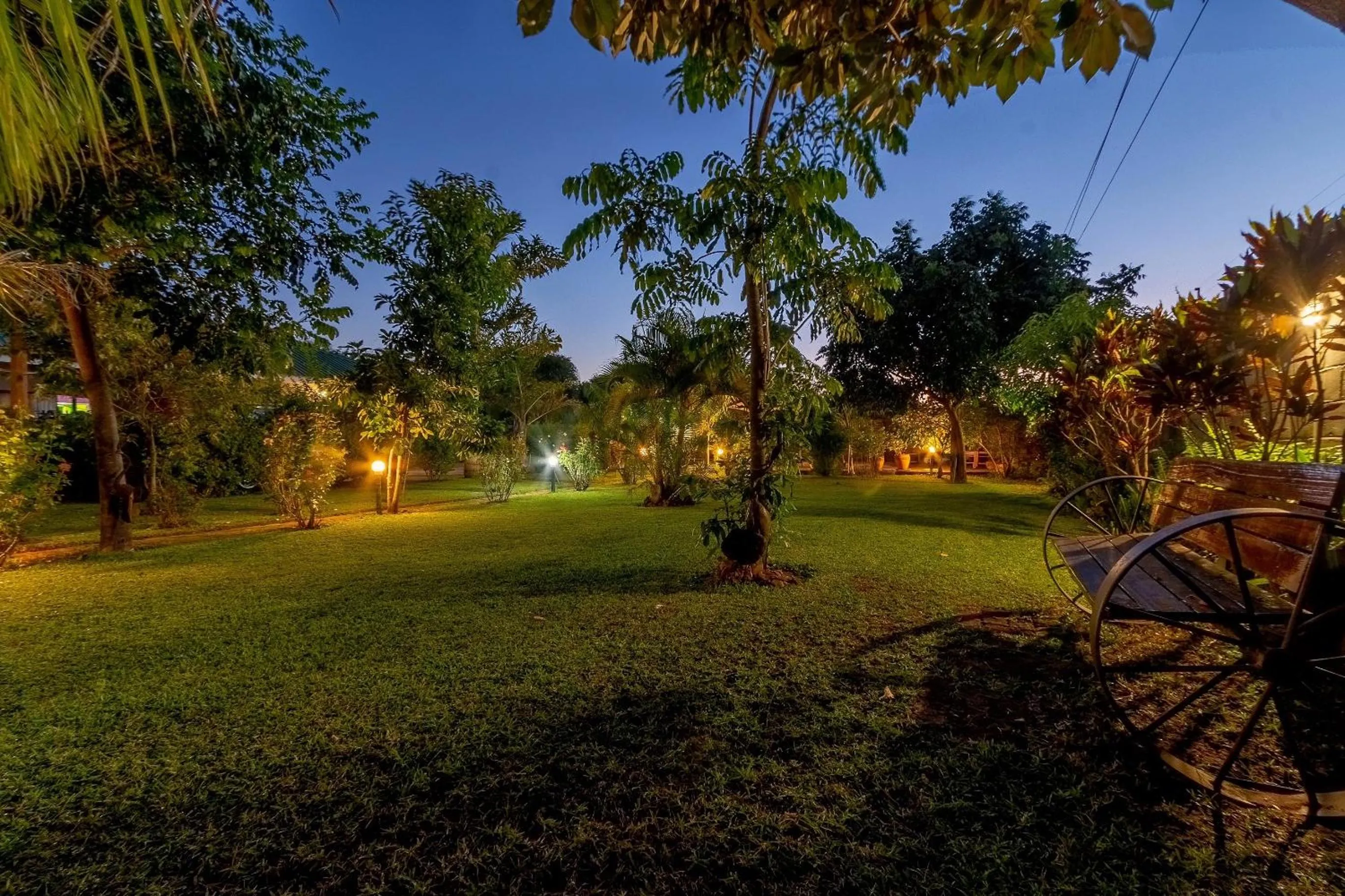 Garden in Dzimbahwe Guest Lodge
