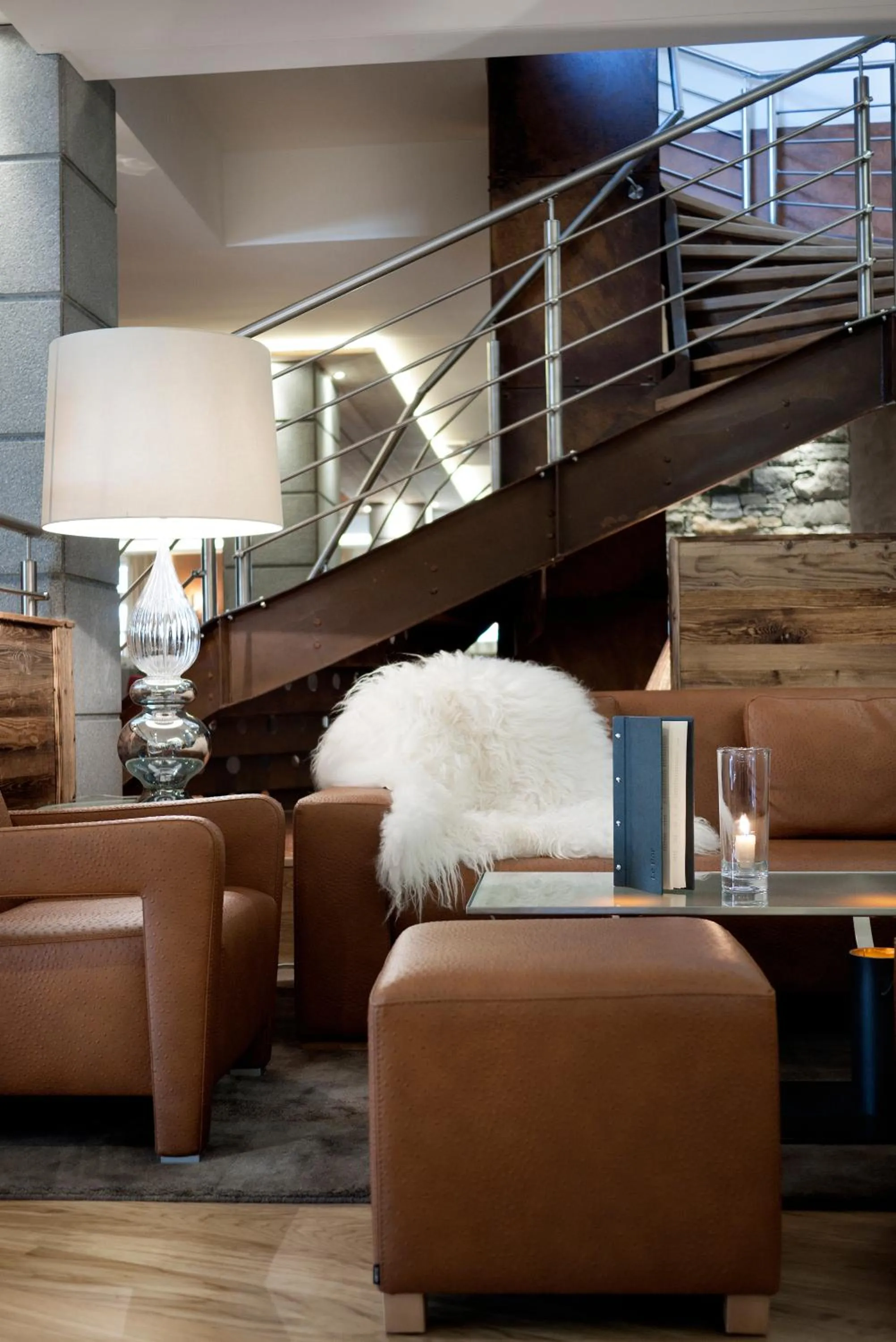 Lobby or reception in Au Coeur du Village