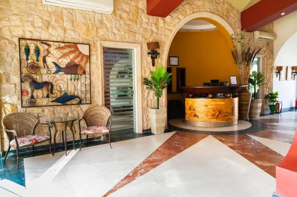 Lobby or reception in Golden Ocean Marina Hotel