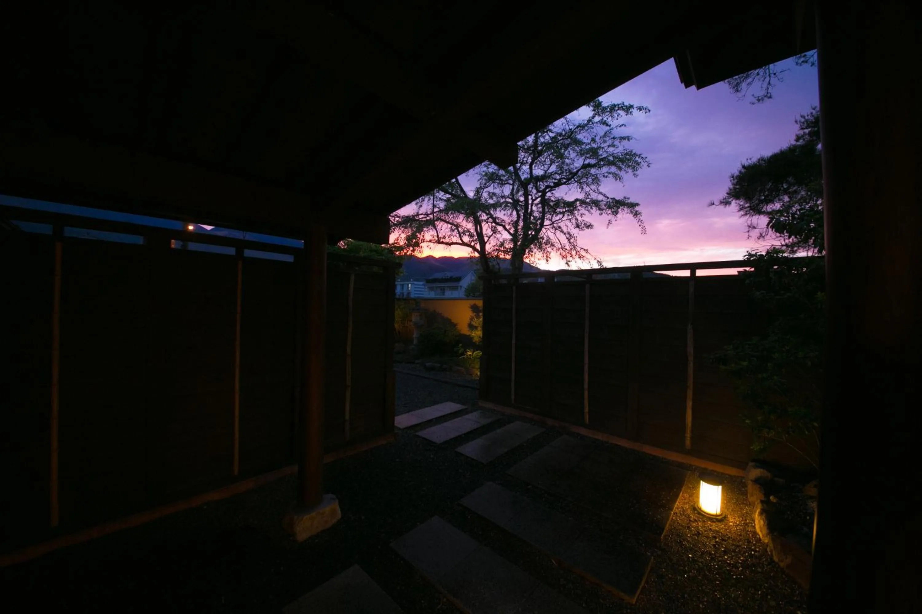 Sunset in SEKIYA RESORT Bettei Haruki