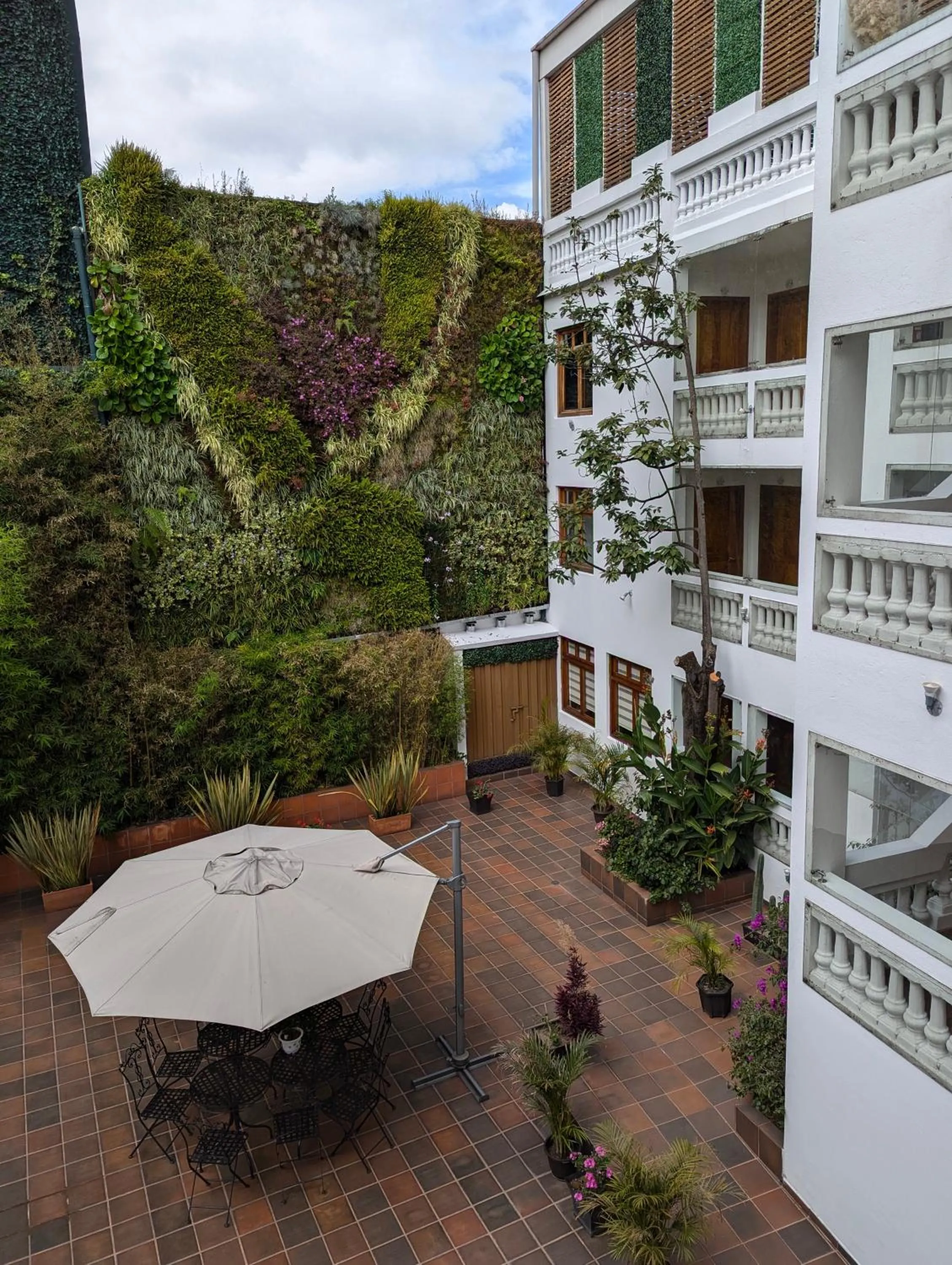 Patio in Vista del Angel Hotel Boutique