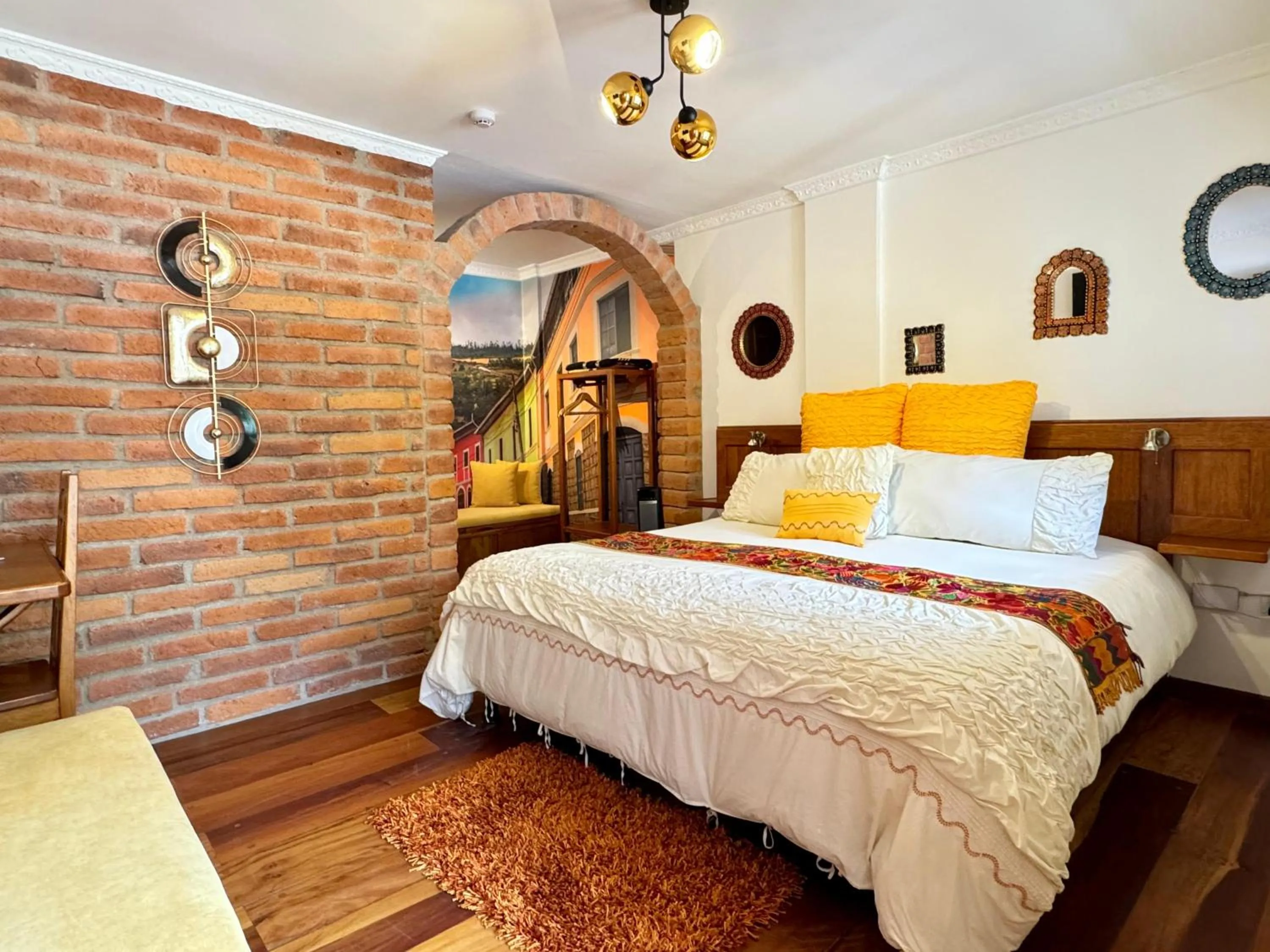 Bed in Vista del Angel Hotel Boutique