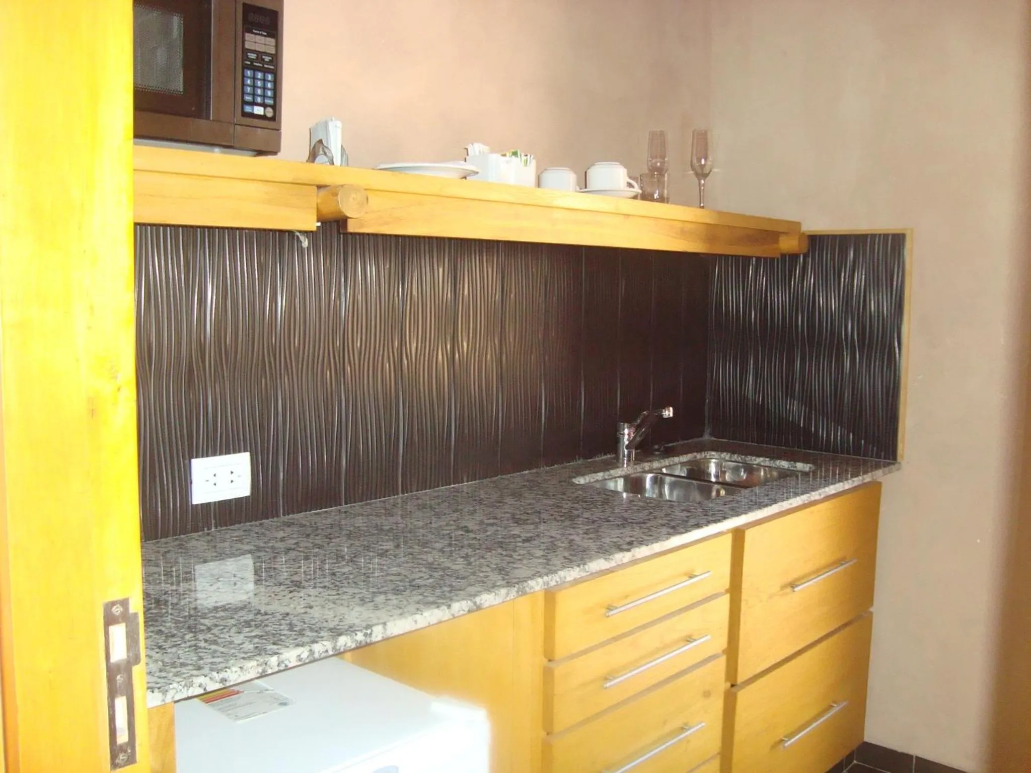 Kitchen or kitchenette in Las Marías Hotel Boutique