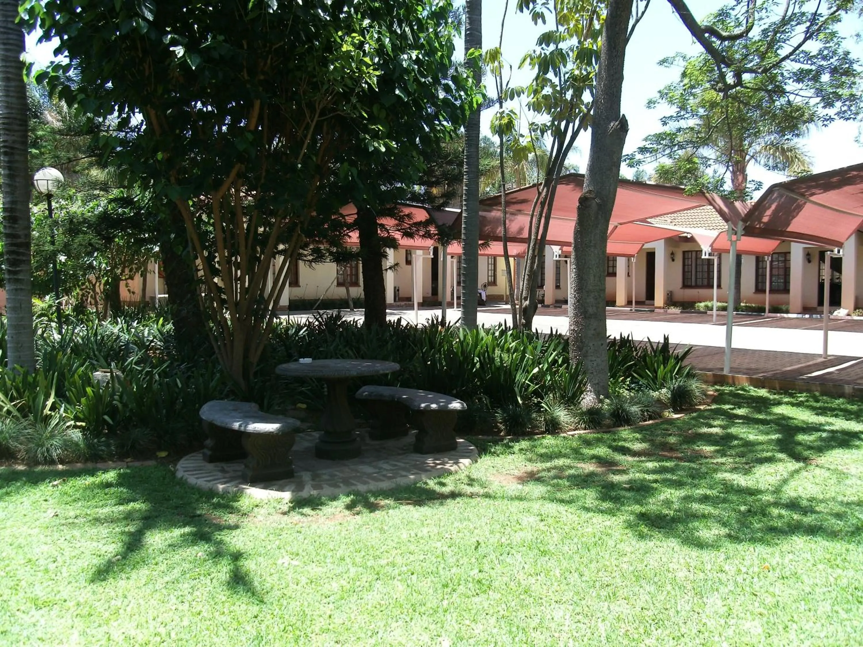 Garden view in Marlot Guest House