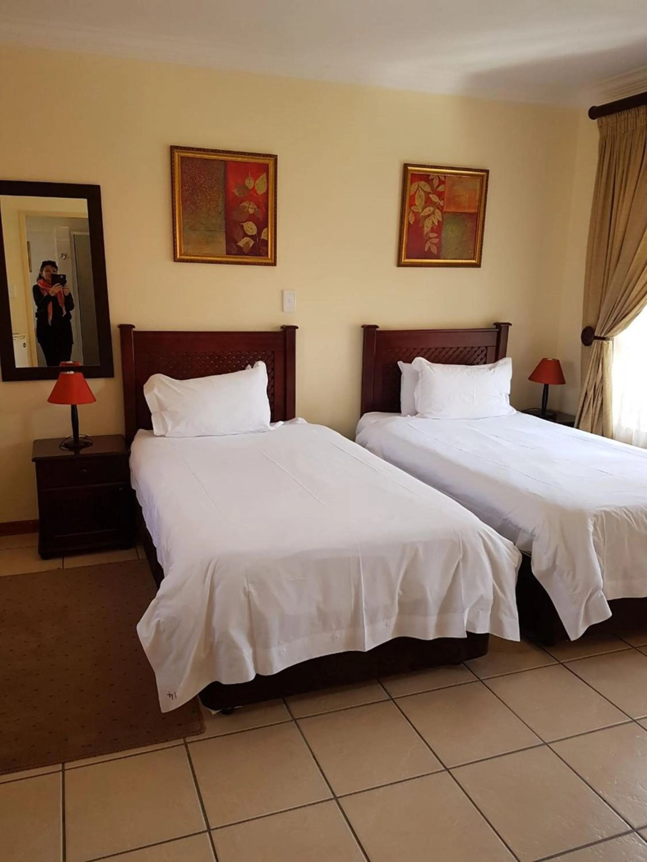 Bed in Marlot Guest House